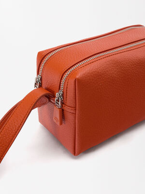 Crossbody Bag With Double Closure
