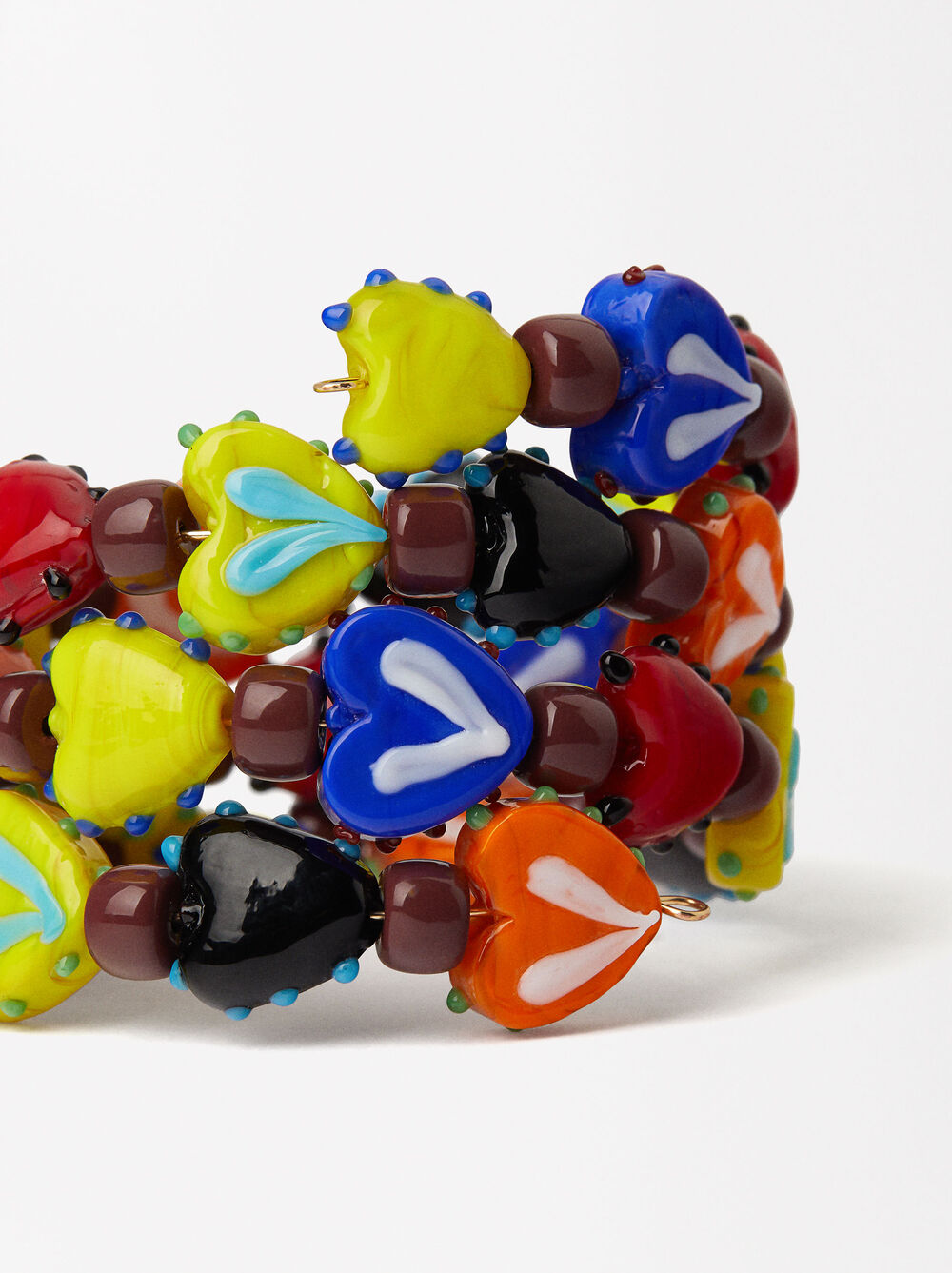 Multicolor Hearts Bracelet