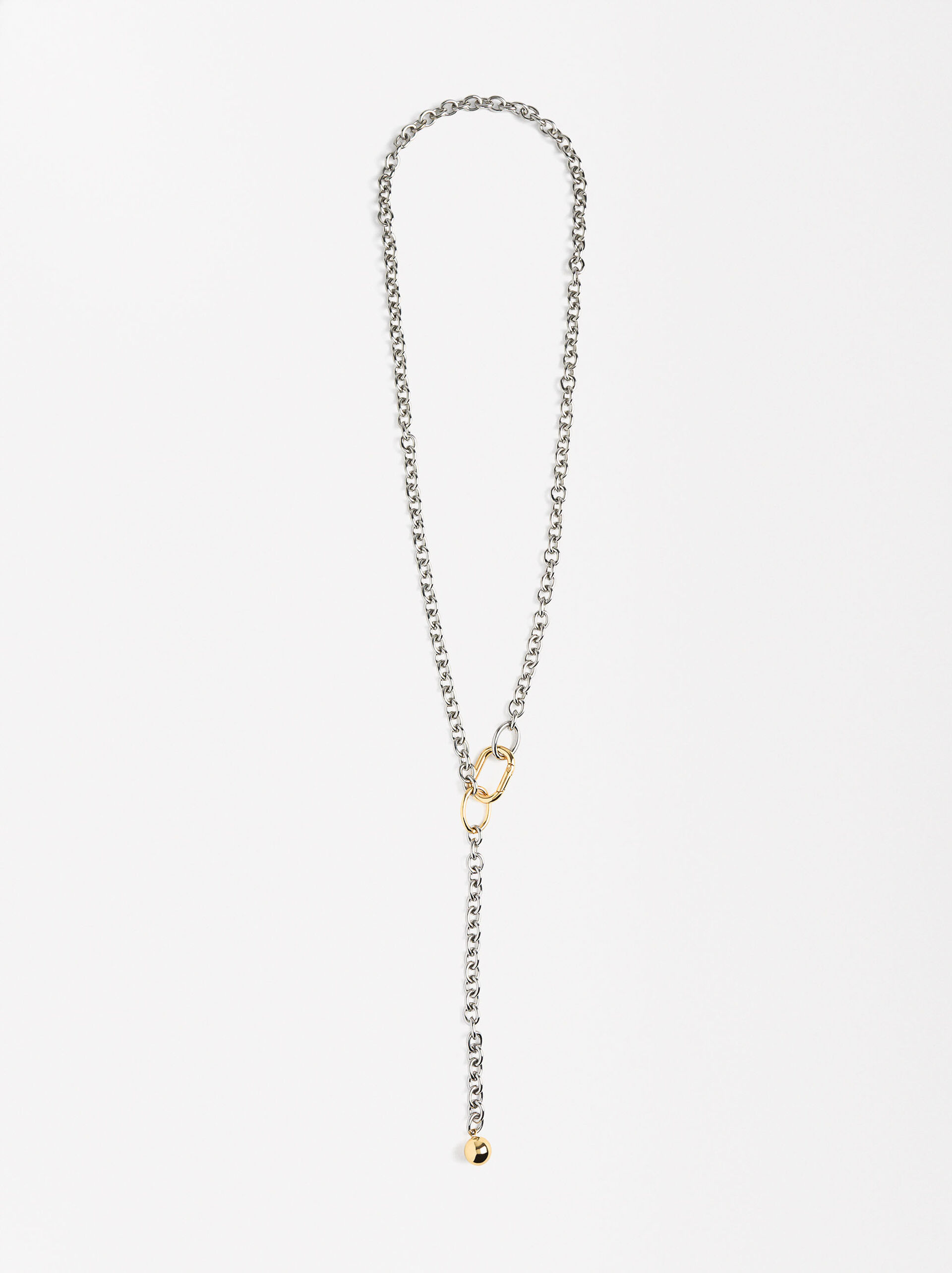 Long link necklace image number 0.0