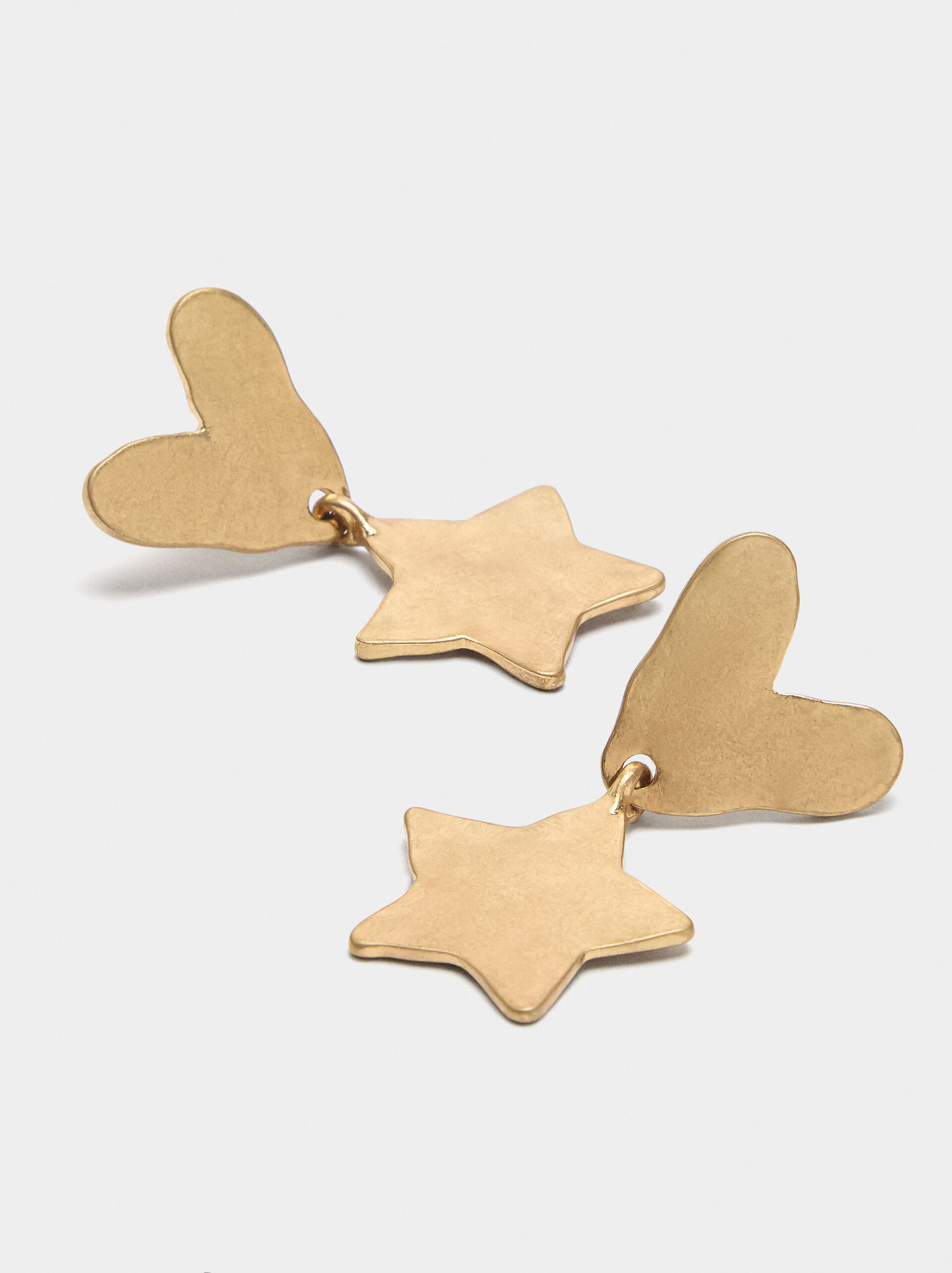 Earrings with heart and star image number 1.0