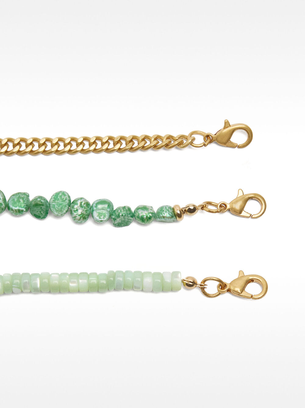 Set de colliers avec pierres BEAUTIFUL