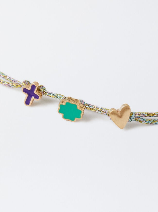 Pulsera Ajustable Con Charms image number 1.0