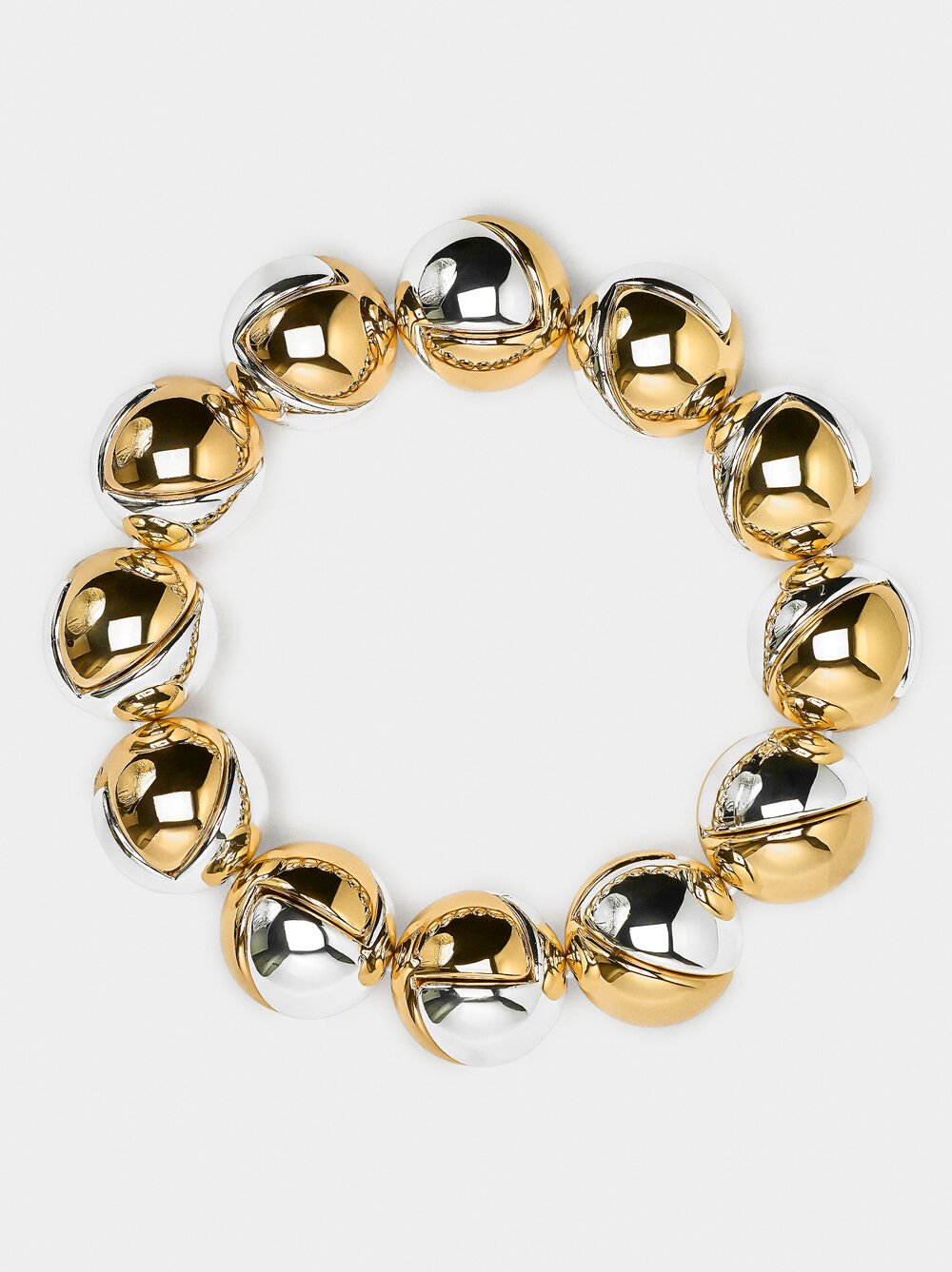 Elastisches Armband aus Bicolor-Kugeln