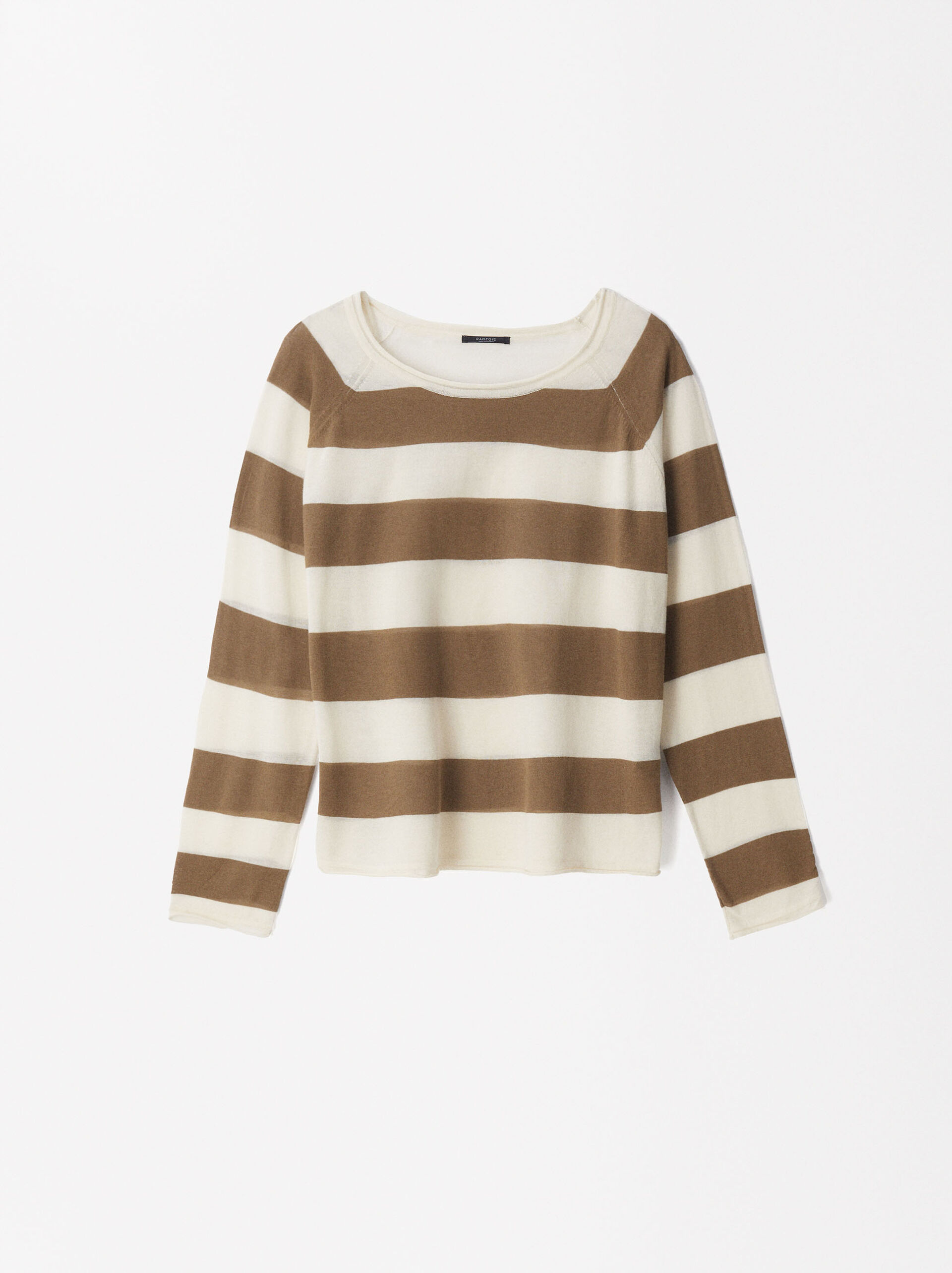 Striped Knit Sweater image number 1.0