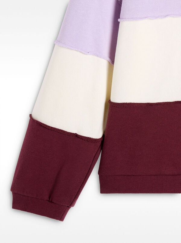 Gestreiftes Baumwoll-Sweatshirt