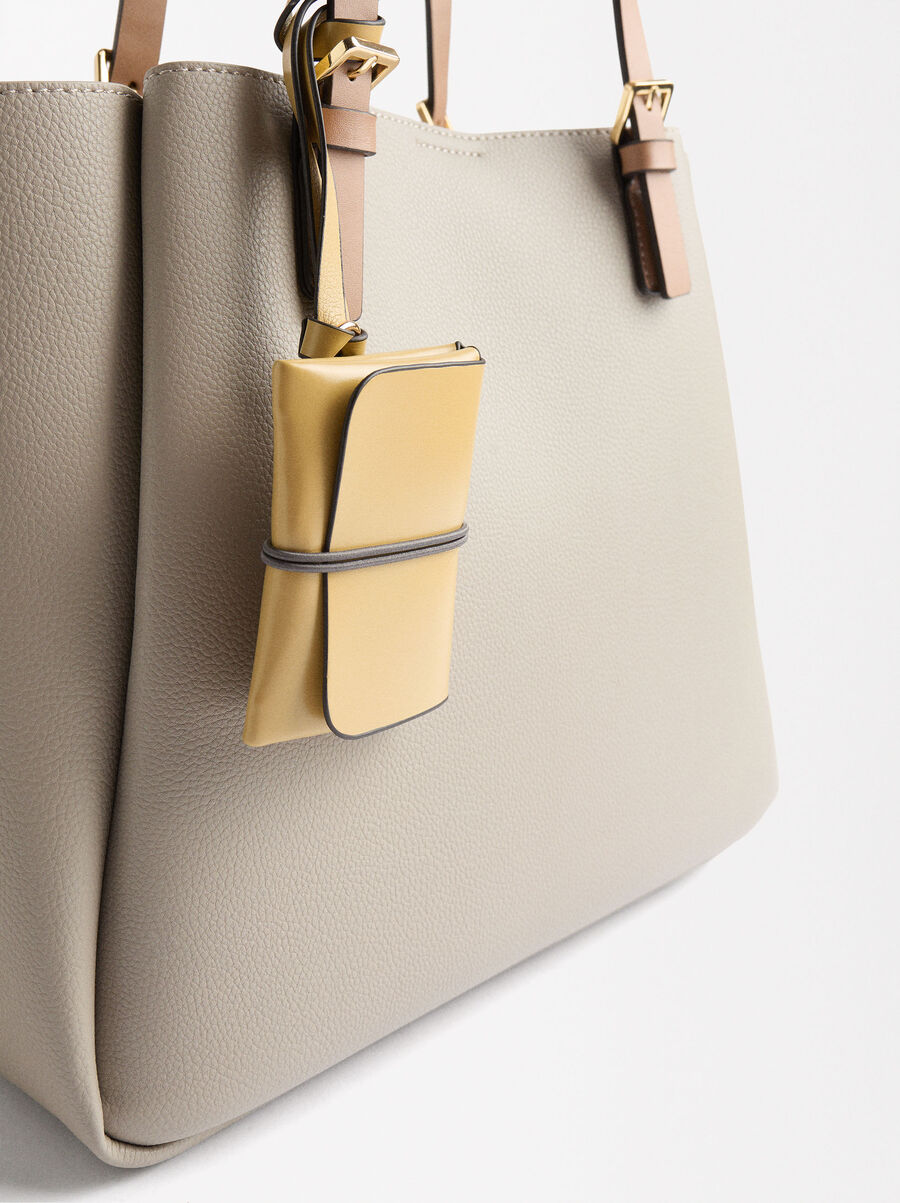 Borsa tote con texture