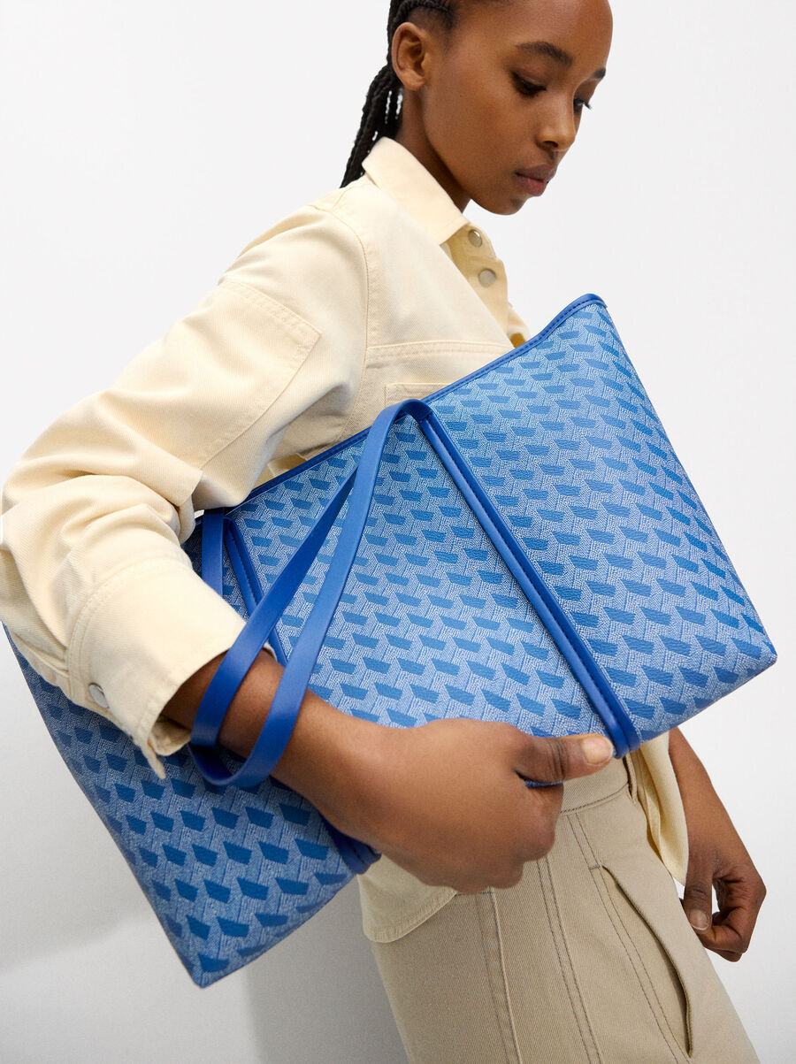 Bedruckte Shopper-Tasche