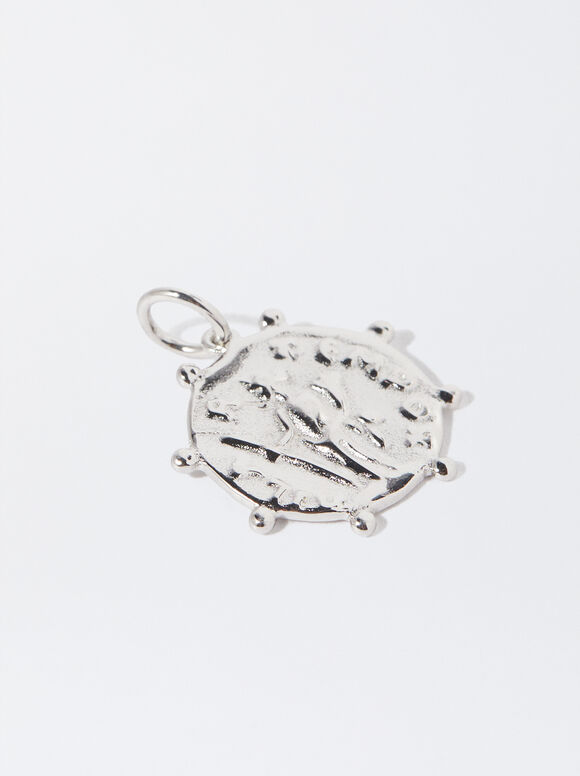 925 Silver Medal Charm, Silver, hi-res