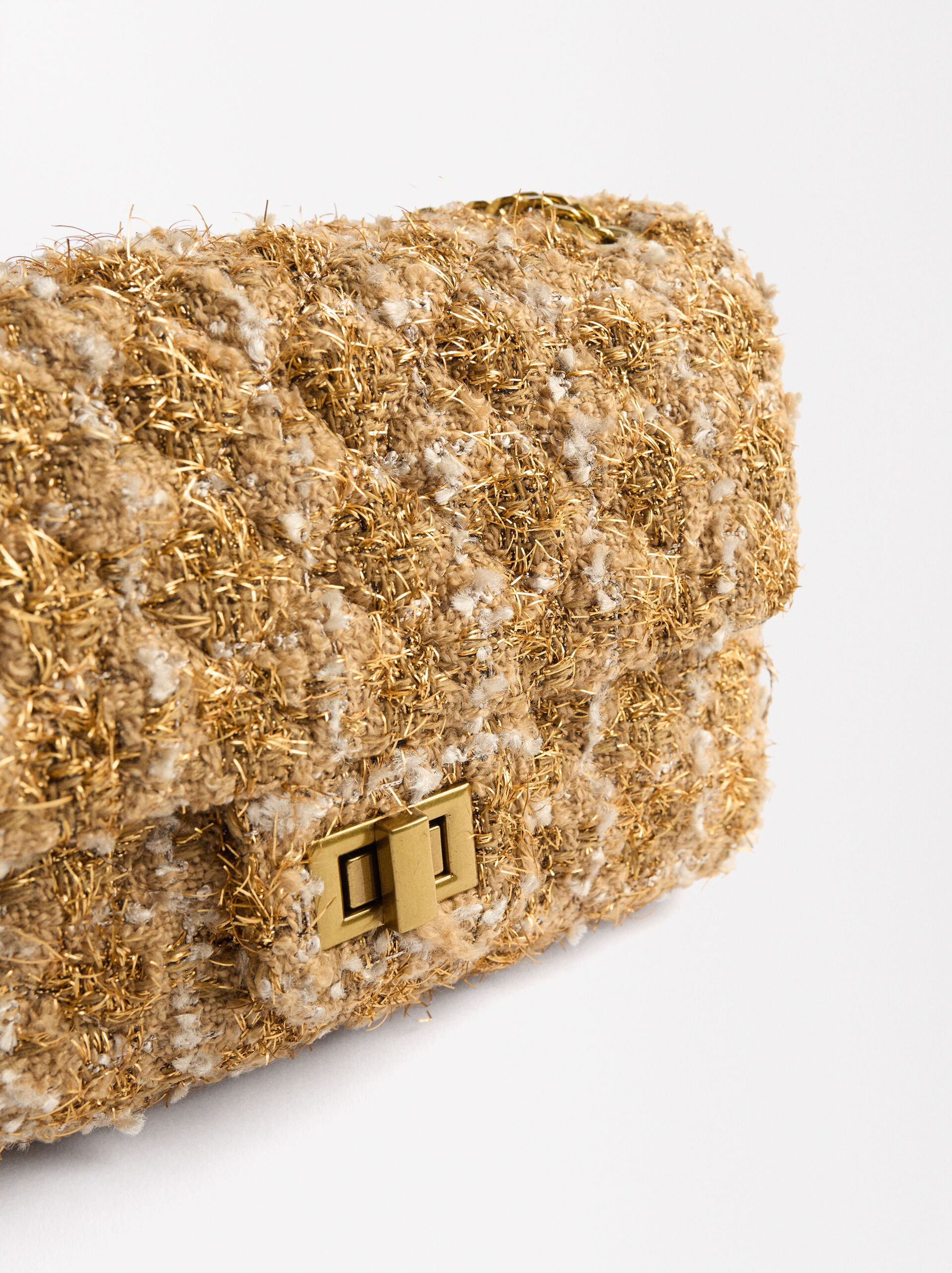 Borsa da festa in tweed image number 1.0