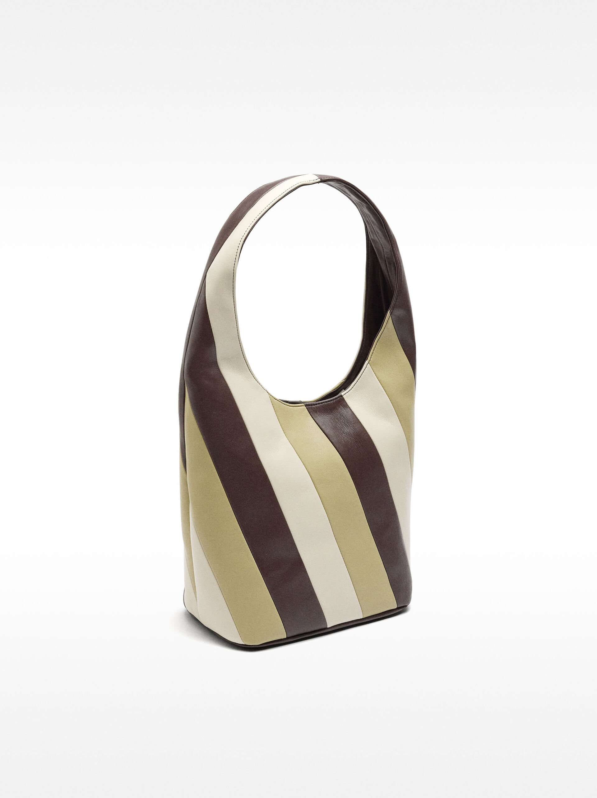 Schultertasche mit Streifen image number 3.0