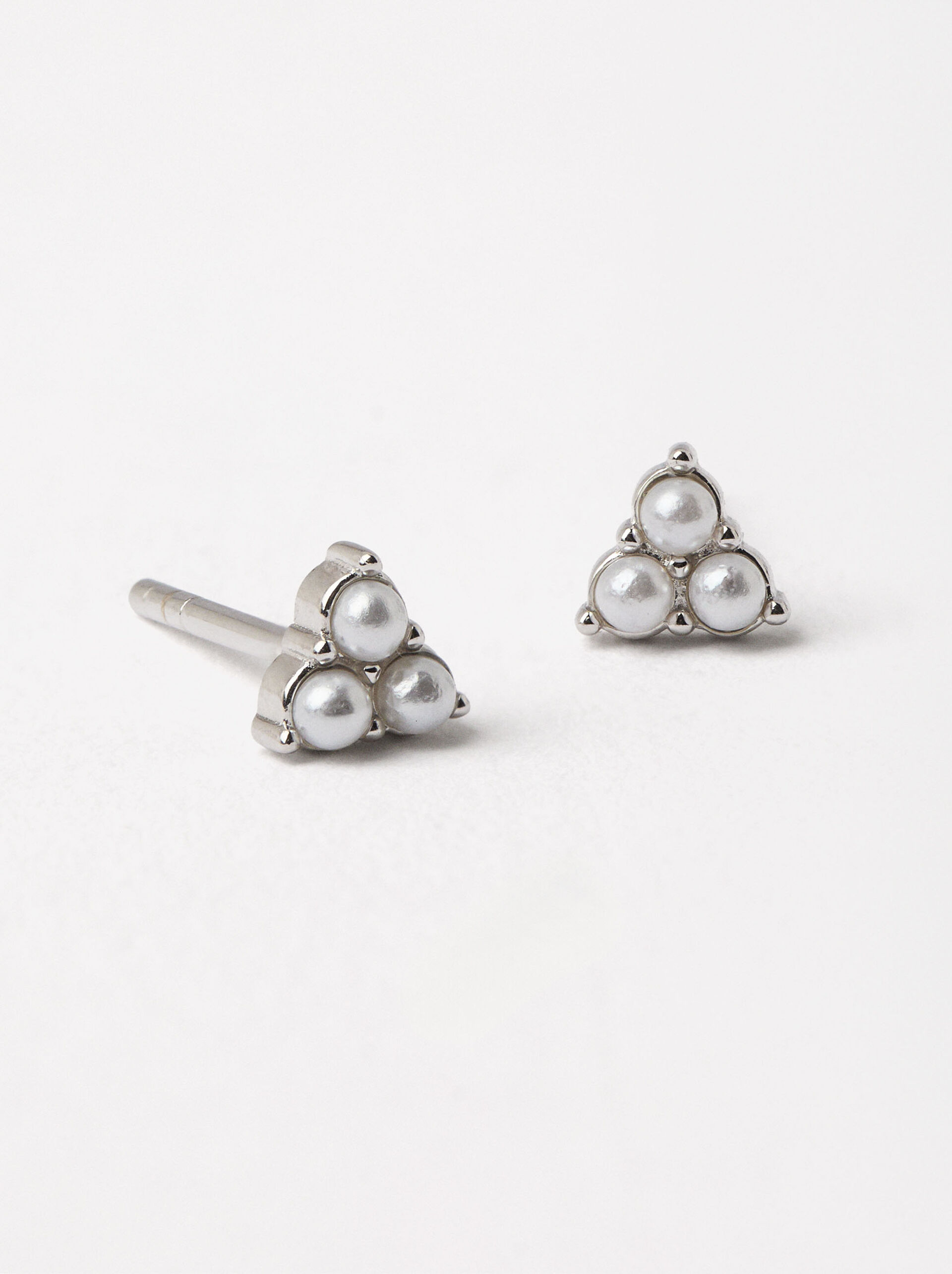 Boucles D'Oreilles Triangle - Argent Sterling 925 image number 2.0