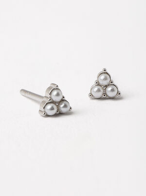 Boucles D'Oreilles Triangle - Argent Sterling 925 image number 2.0