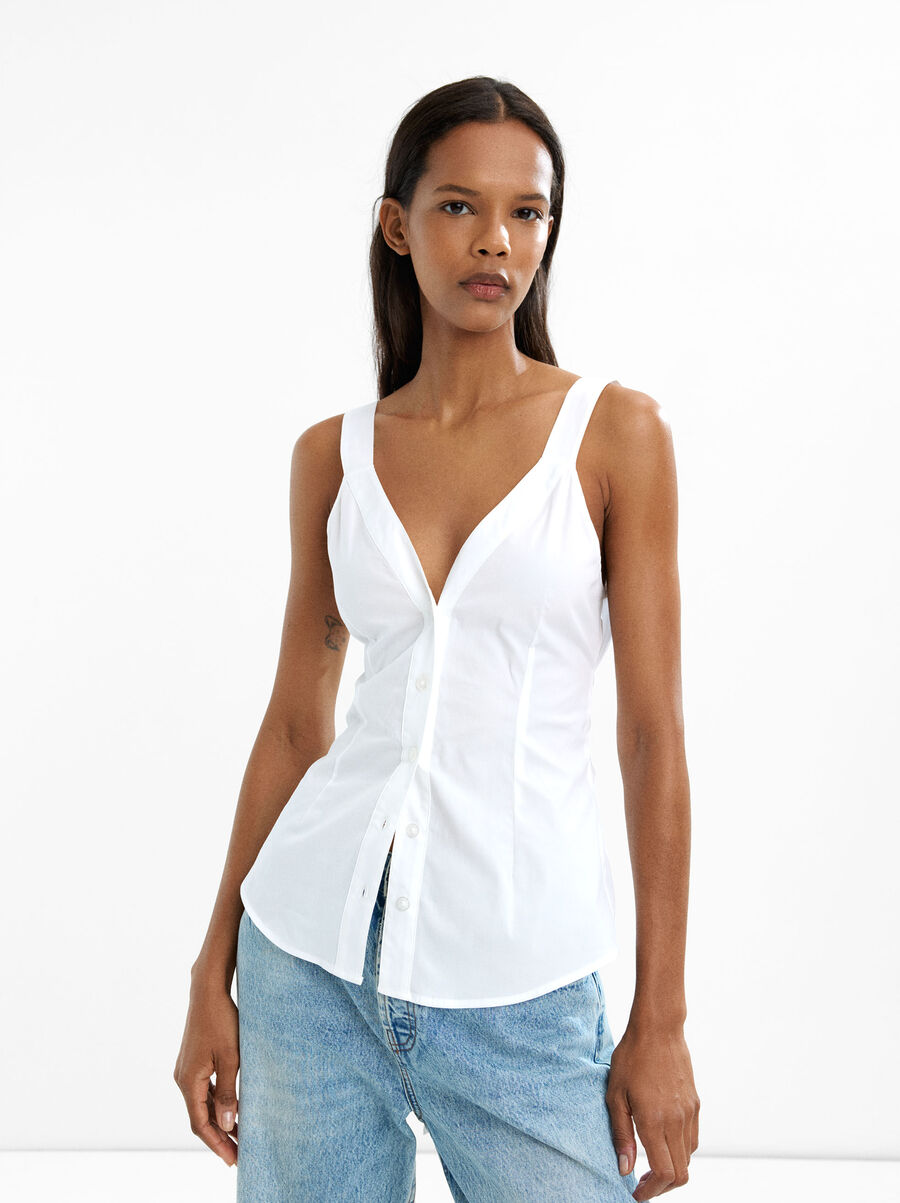 Cotton strap top