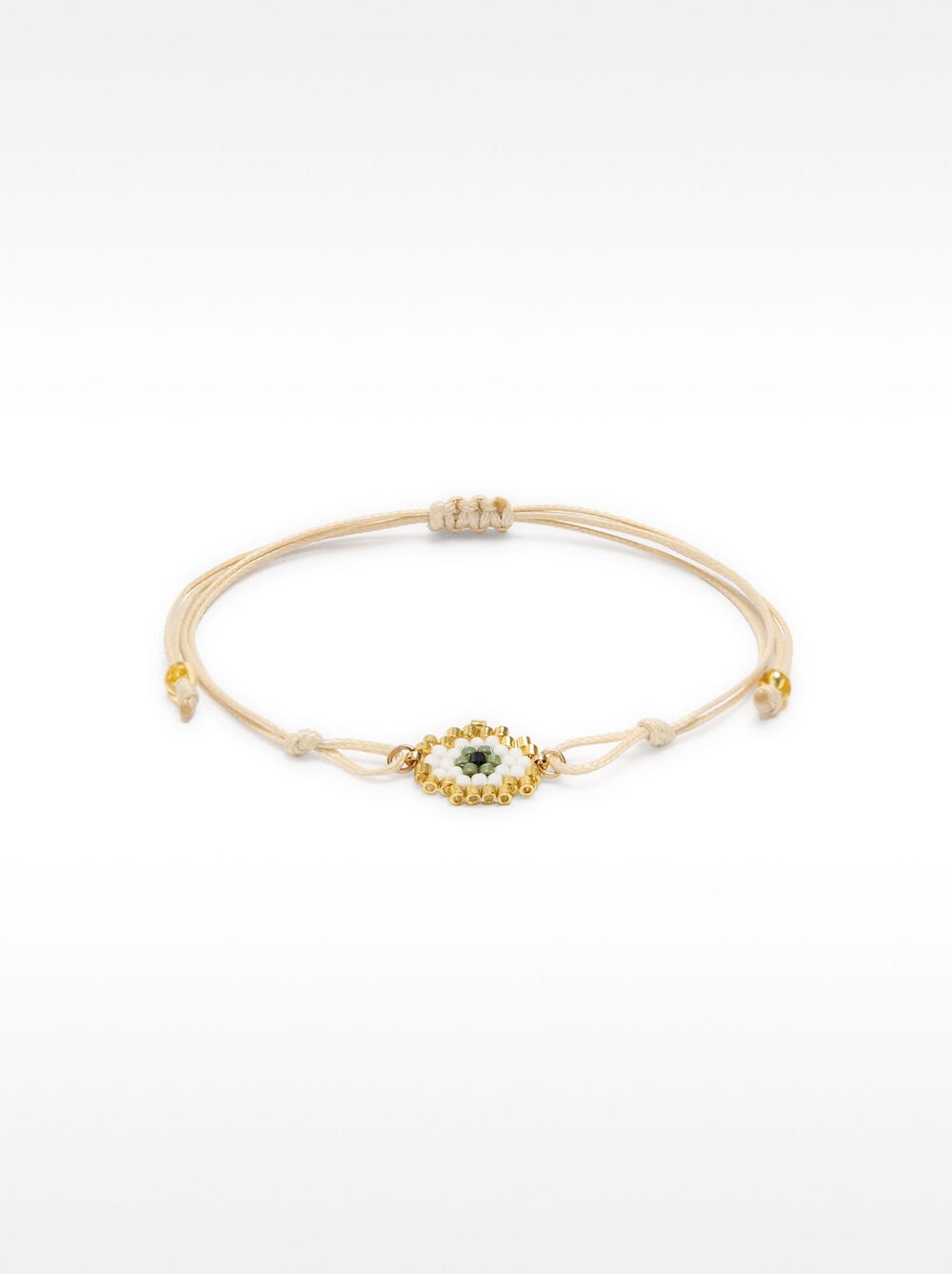Adjustable bracelet with eye charm