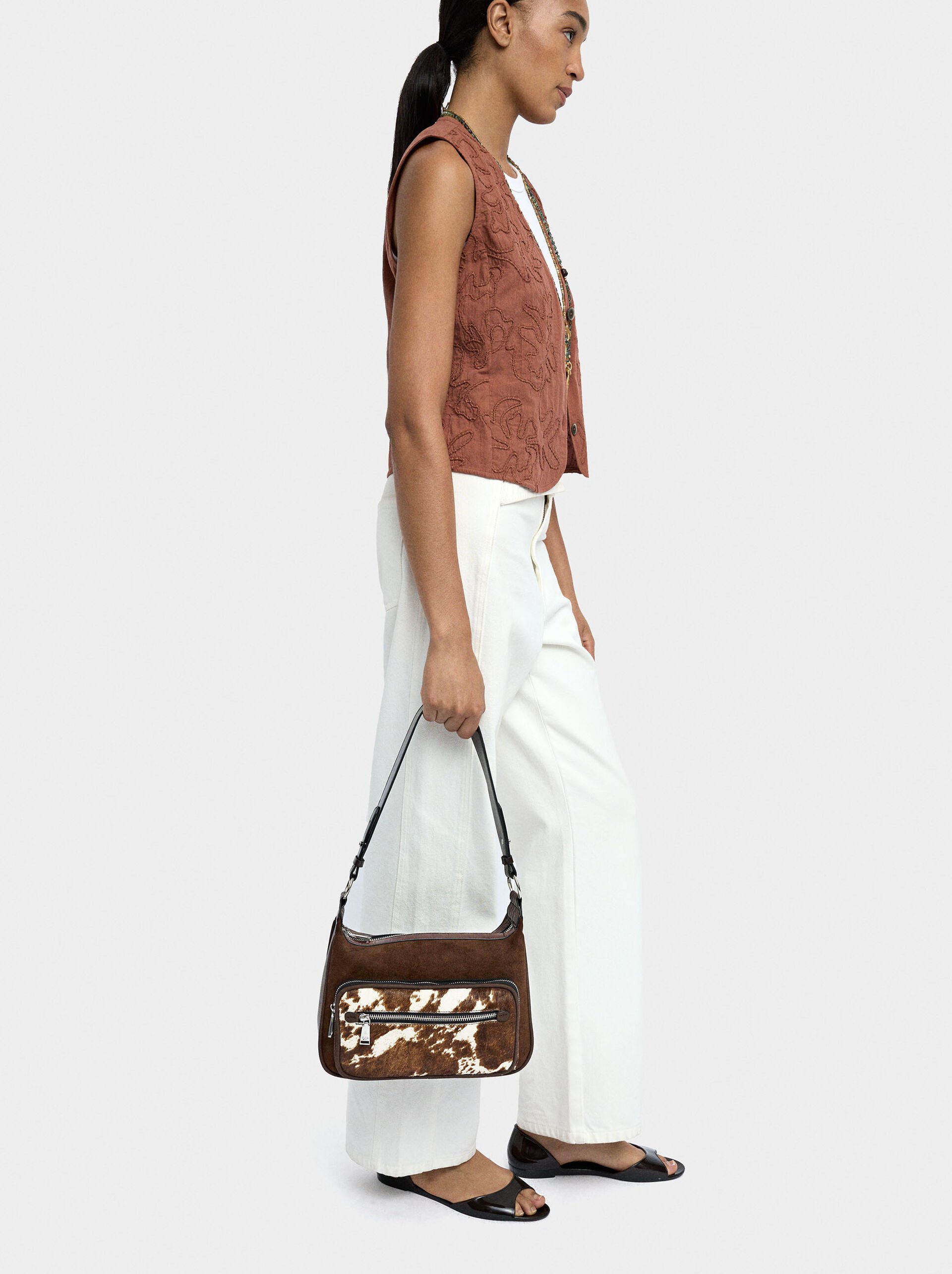 Sac bandoulière en cuir image number 1.0
