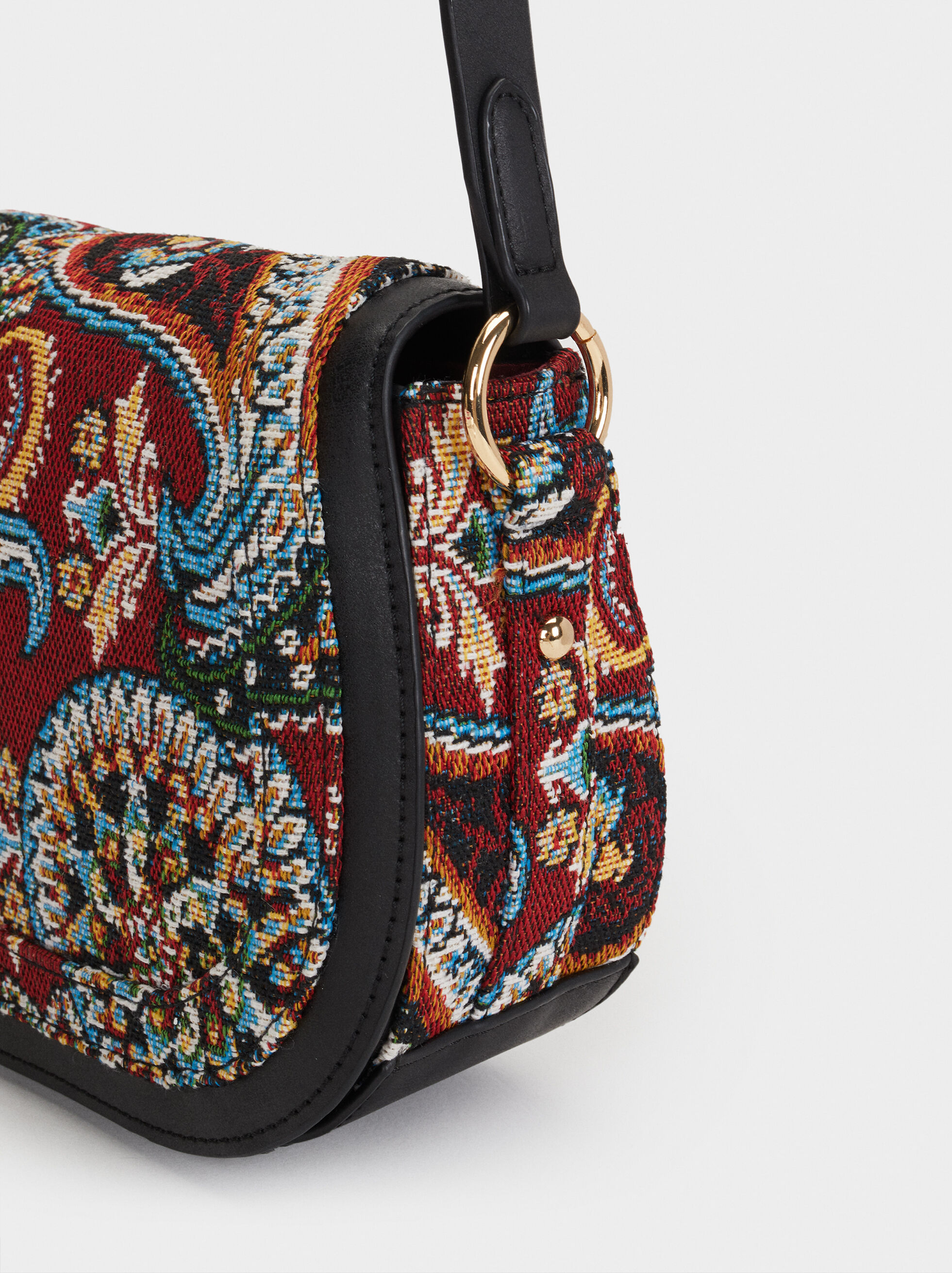 paisley print luggage