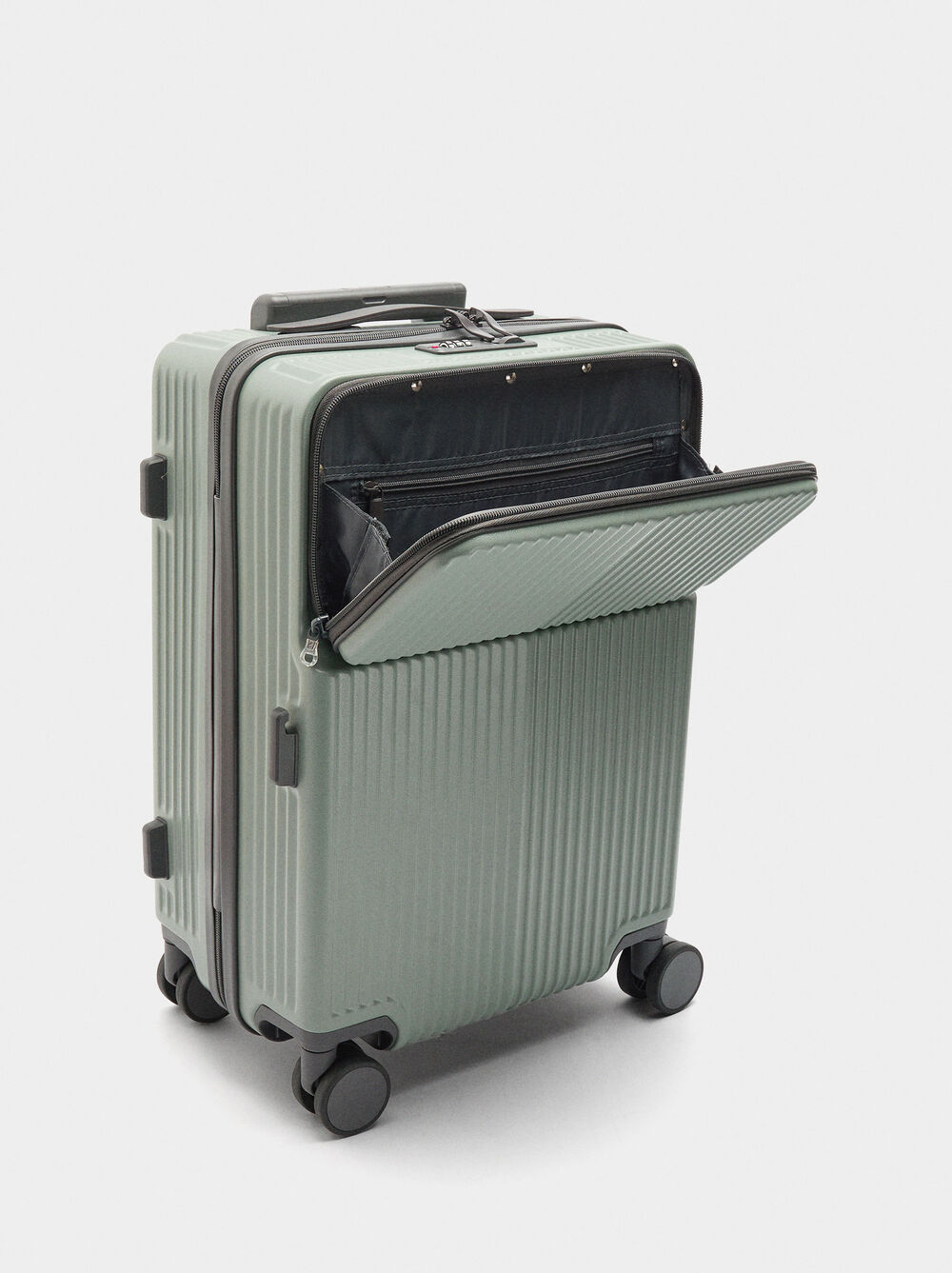 Maleta de viatge amb textura