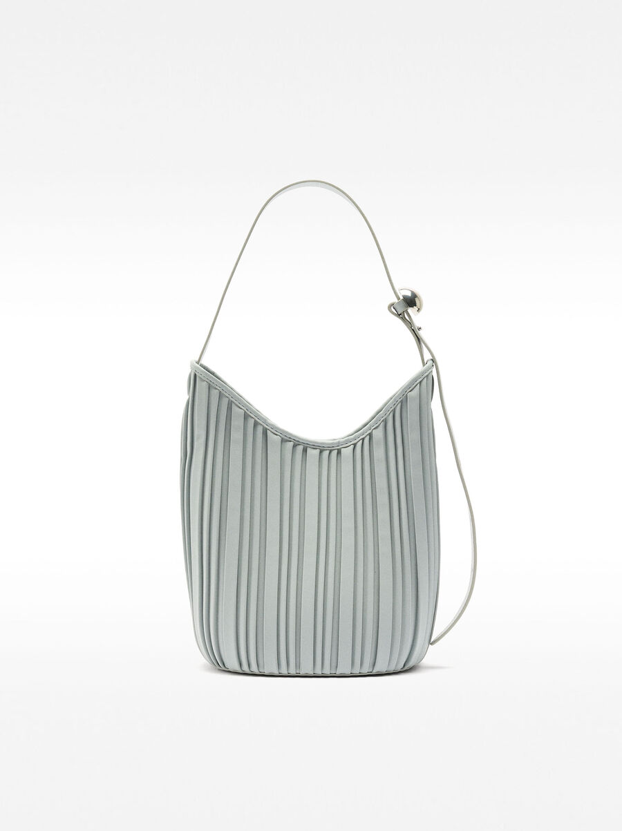 Sac à bandoulière plissé avec pochette amovible