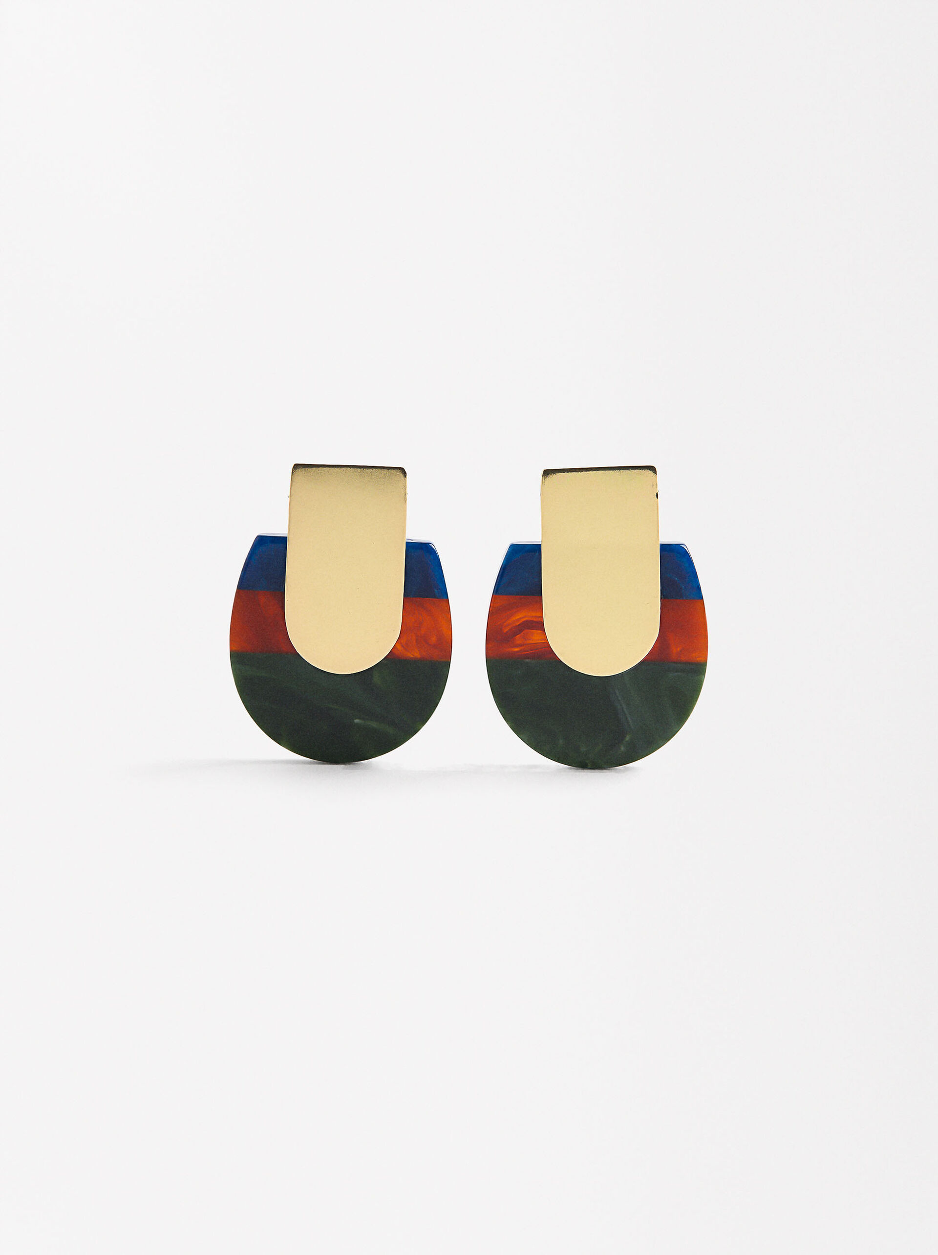 Pendientes maxi tricolor image number 0.0
