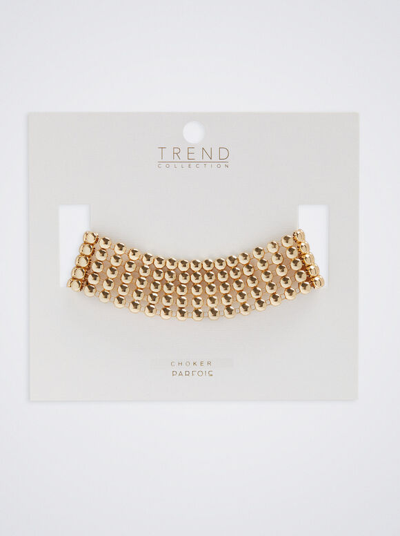Golden Choker - Gold - Woman - Necklaces -