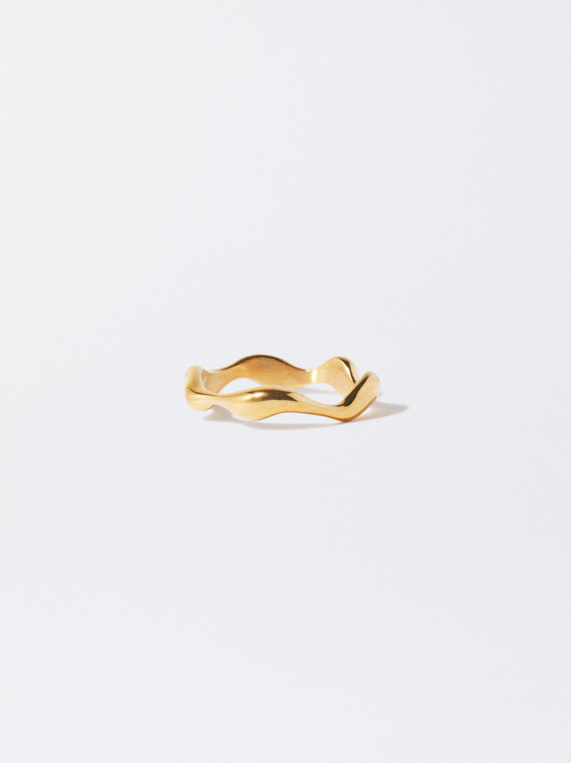 Golden Stainless Steel Ring image number 0.0