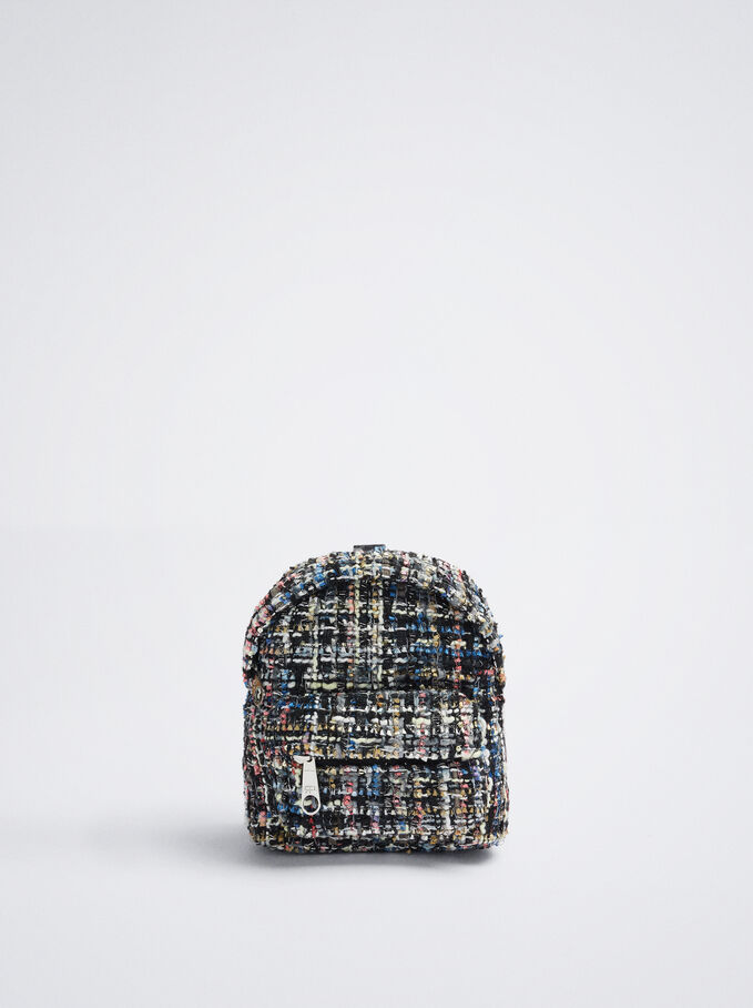 Tweed Mini Backpack, Multicolor, hi-res