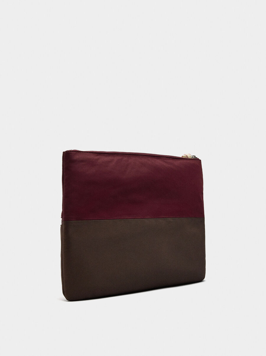 Nylon laptop cover with charm 13"