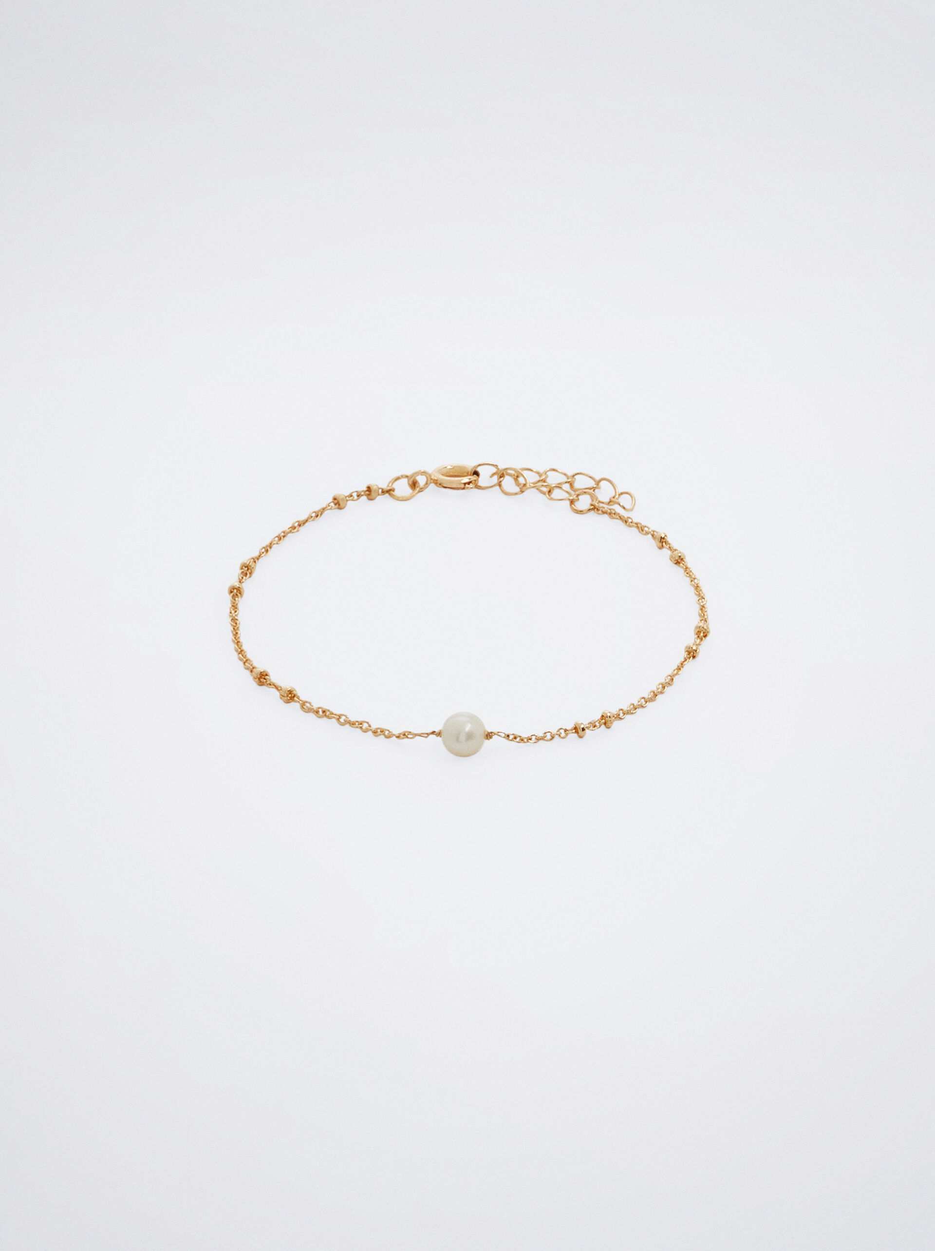 Golden Bracelet With Pearl image number 0.0