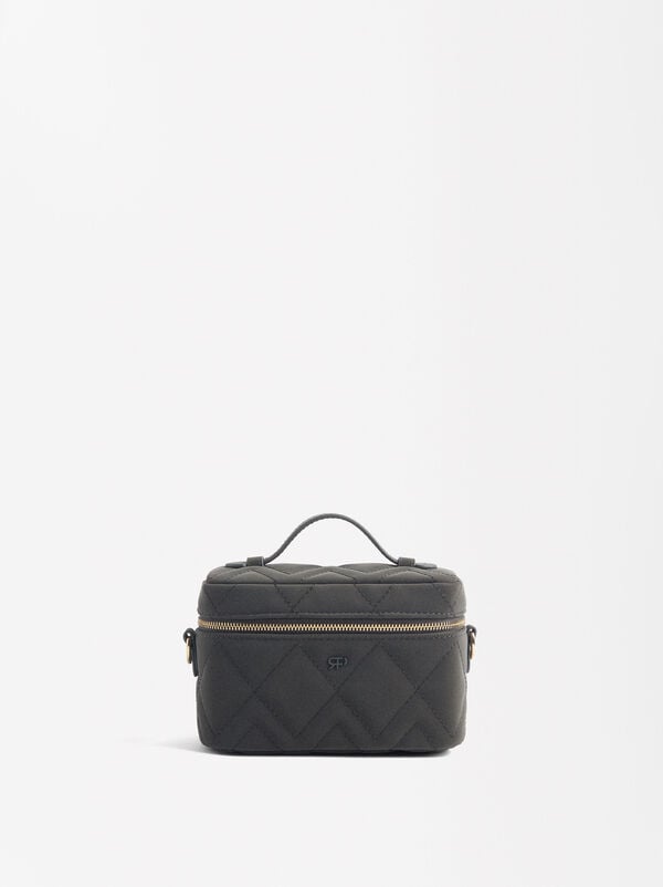 Padded make-up bag