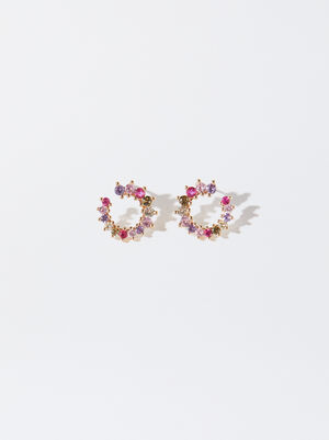 Earrings With Multicolor Zirconia image number 0.0