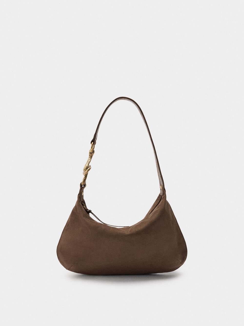 Shoulder bag with leather-effect
