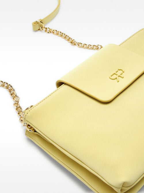 Bolso bandolera de textura suave