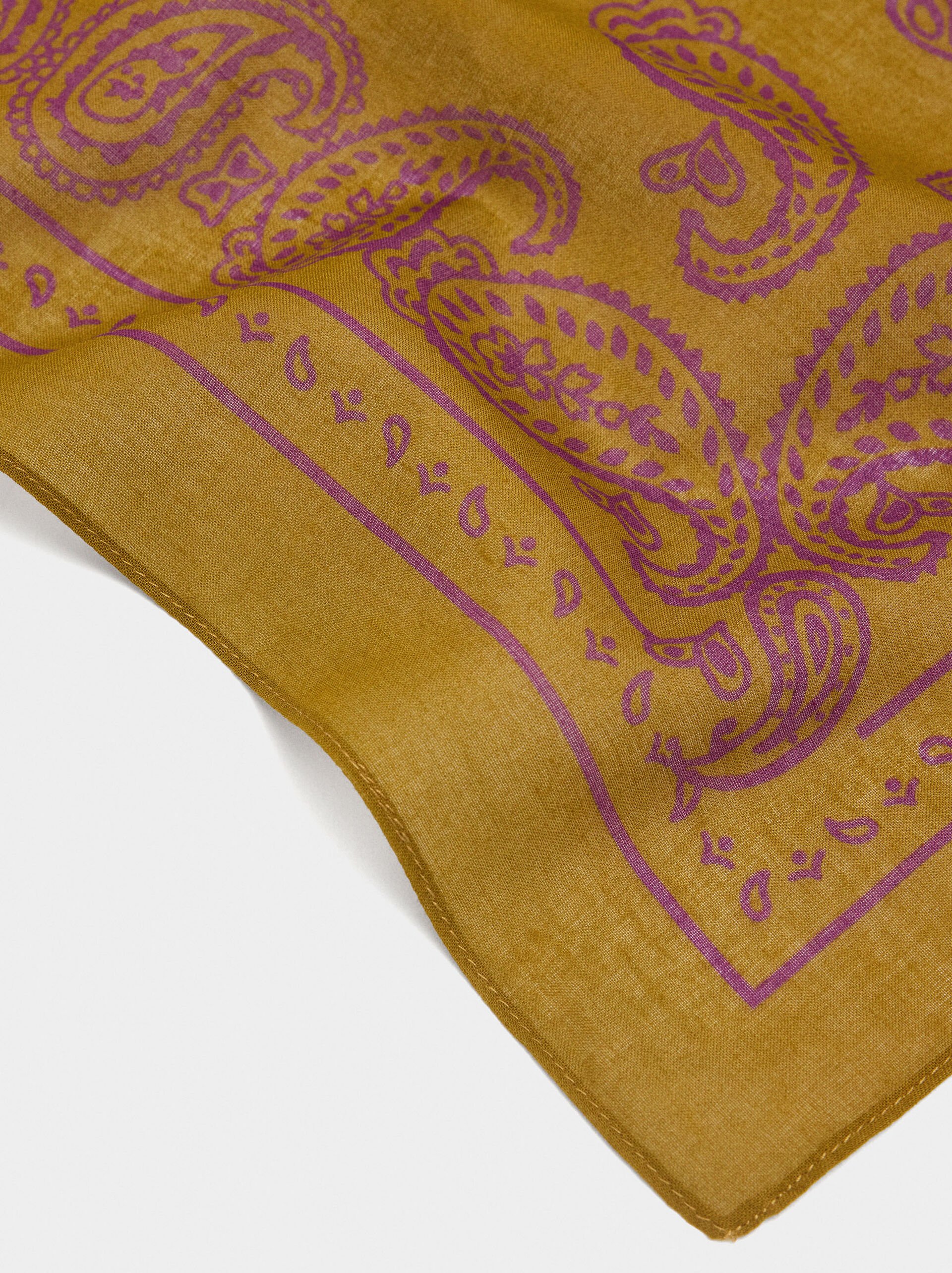 Square scarf 100% cotton image number 1.0