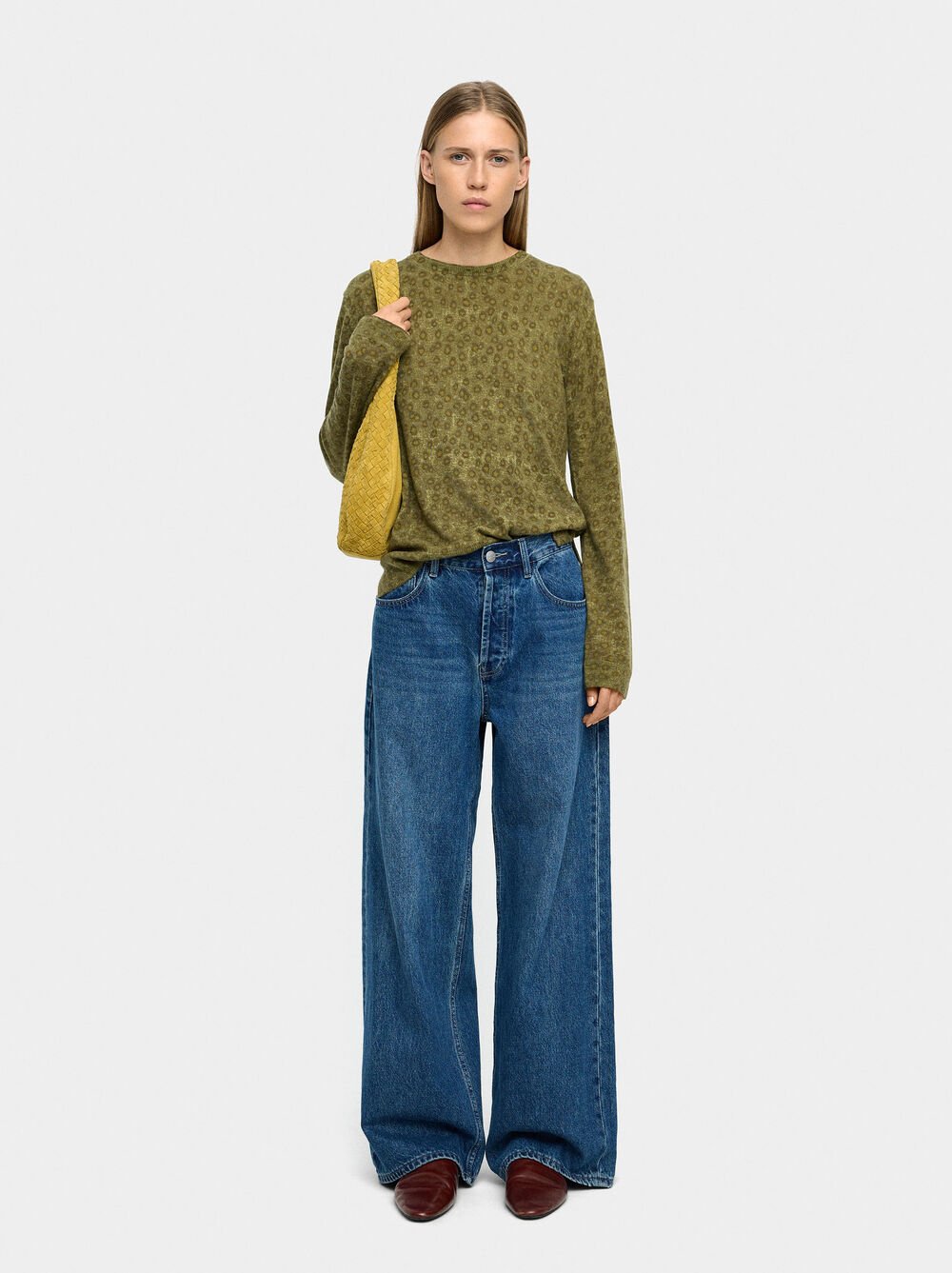 Gemusterter Strickpullover