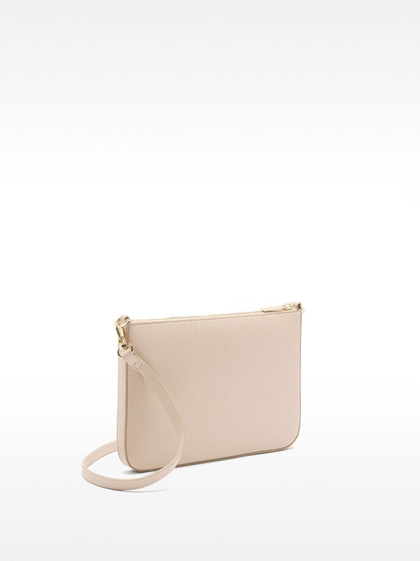 Crossbody bag with outer pocket