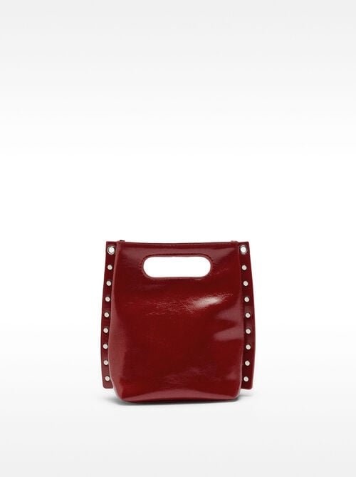 Tote bag with cracked effect