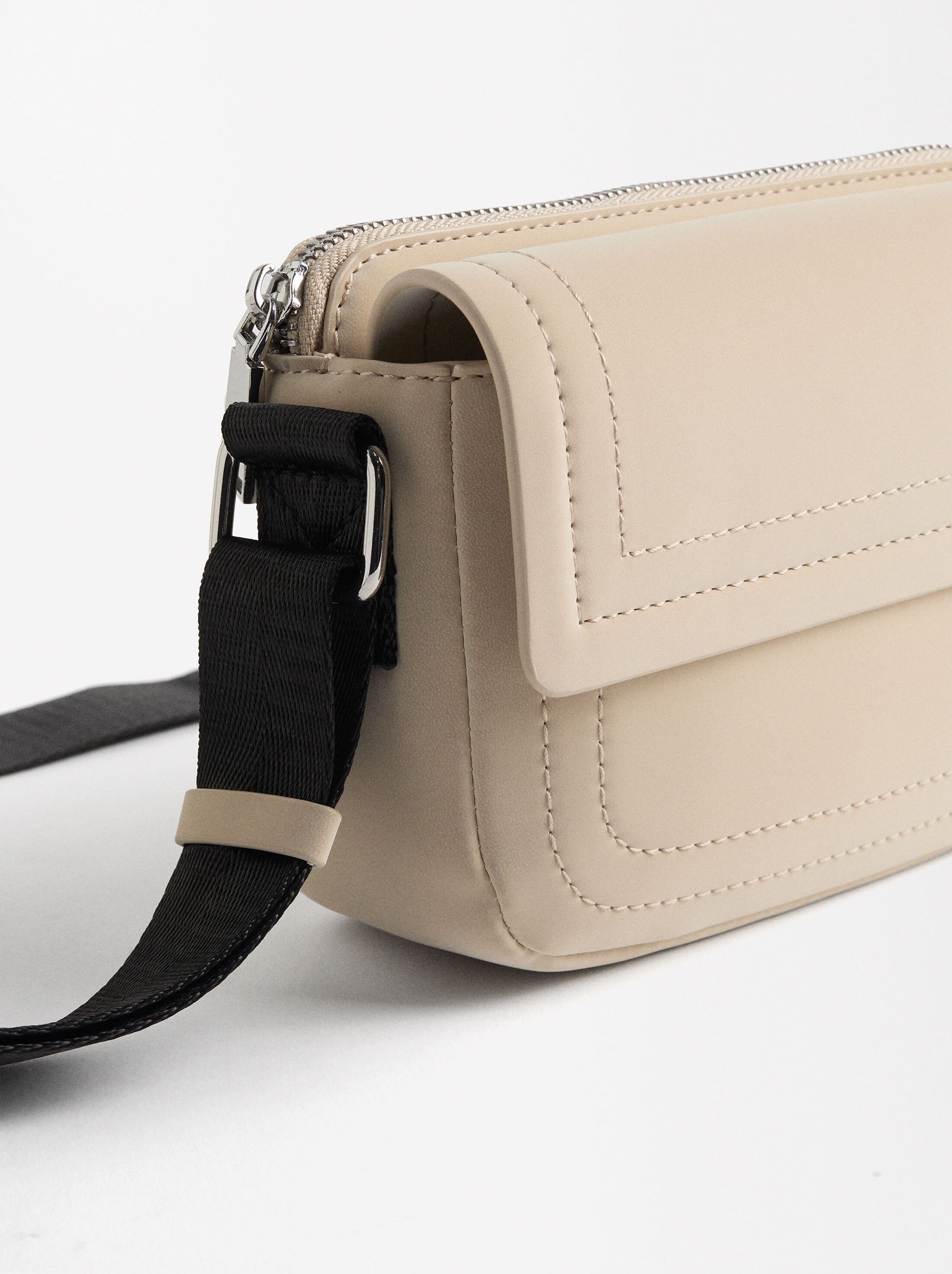 Soft texture crossbody bag image number 1.0