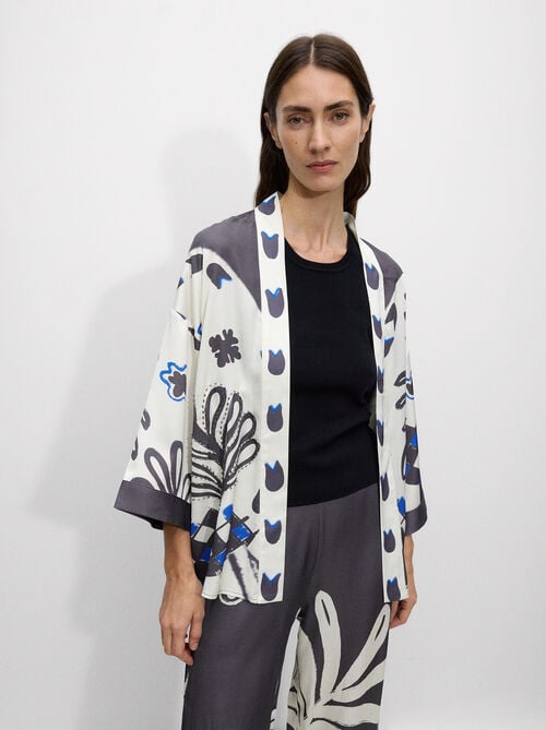 Quimono con estampado