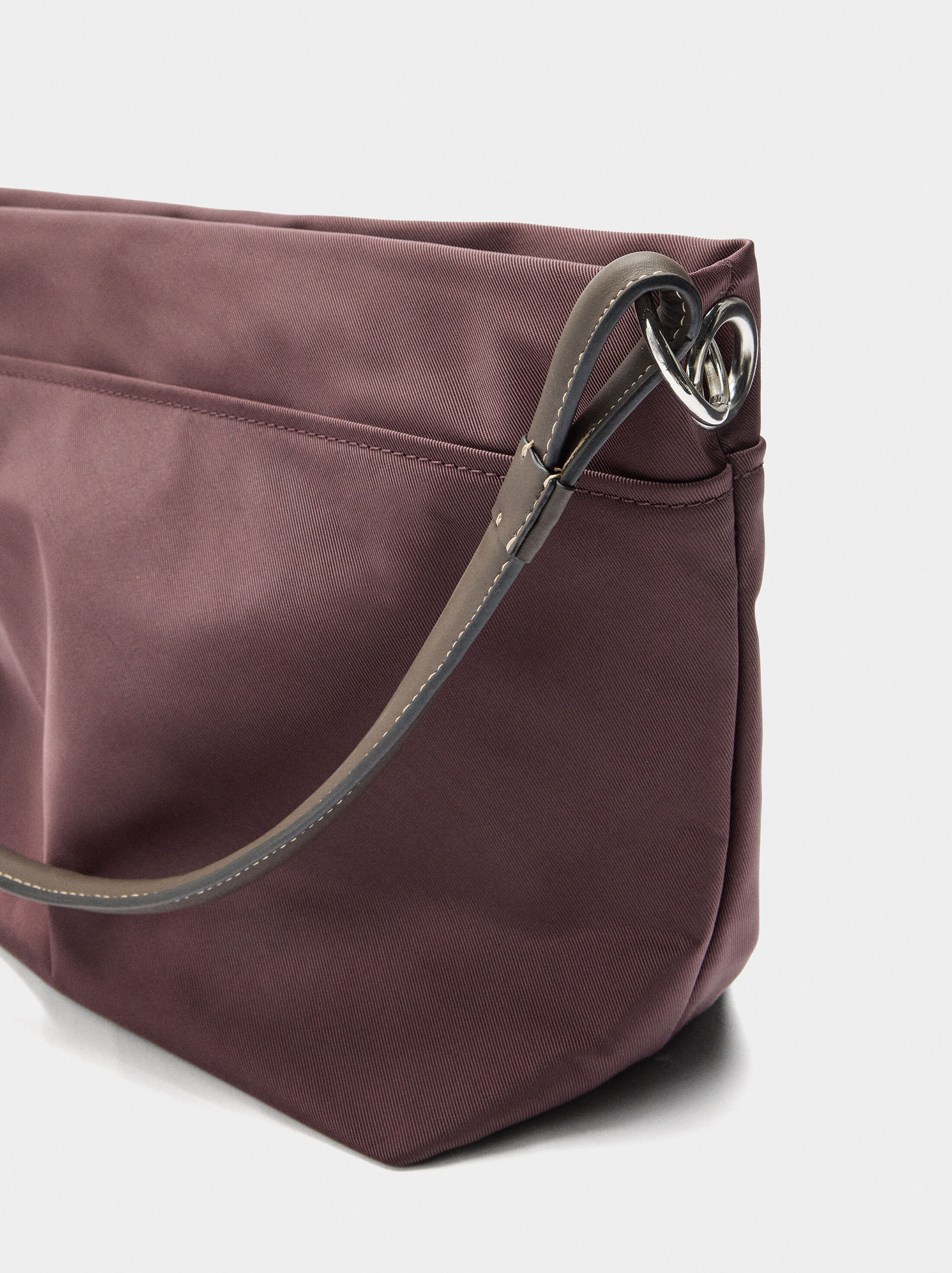 Nylon shoulder bag image number 2.0