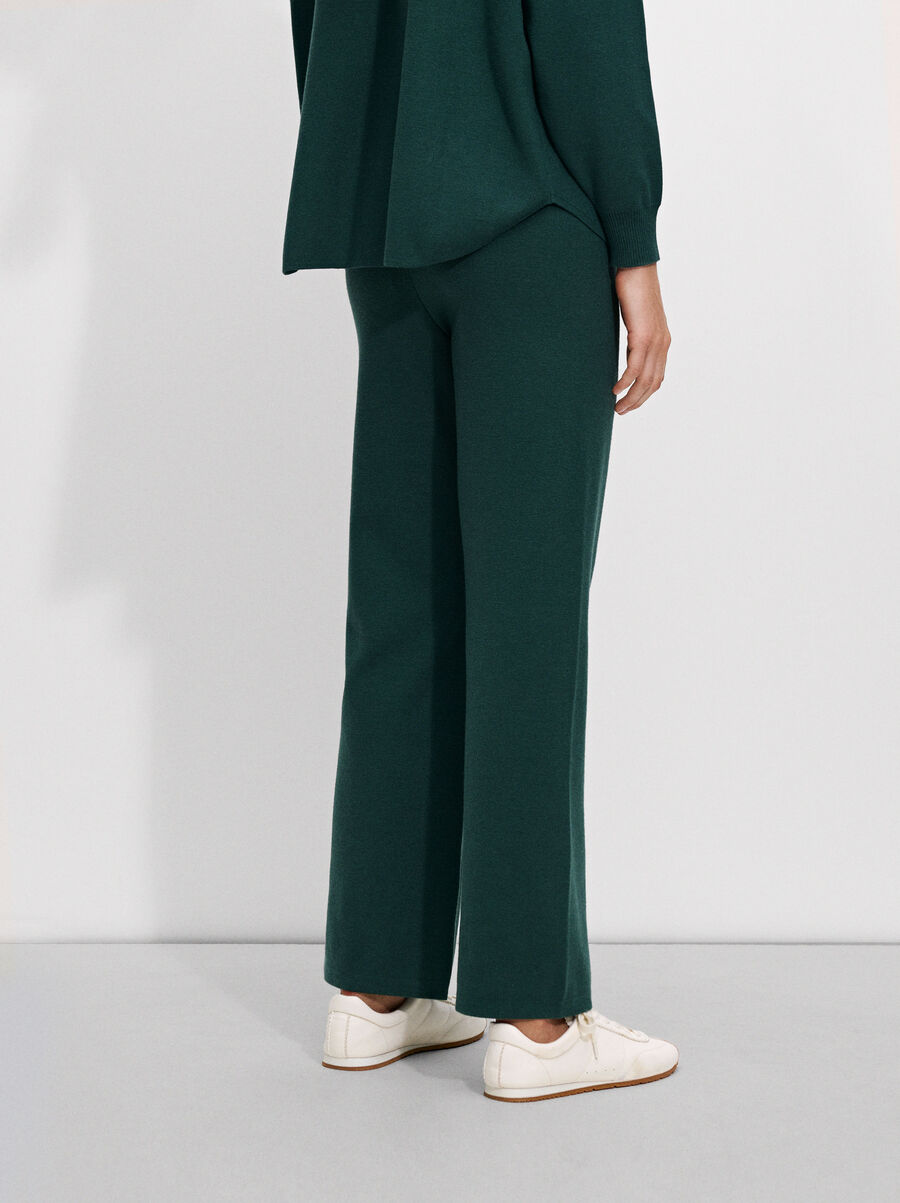 Knit trousers