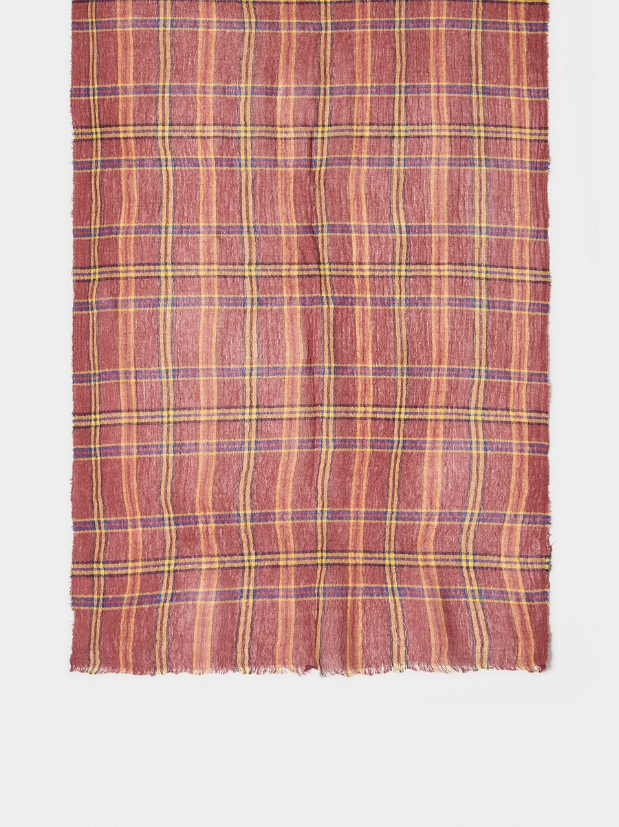 Pashmina estampada con lana