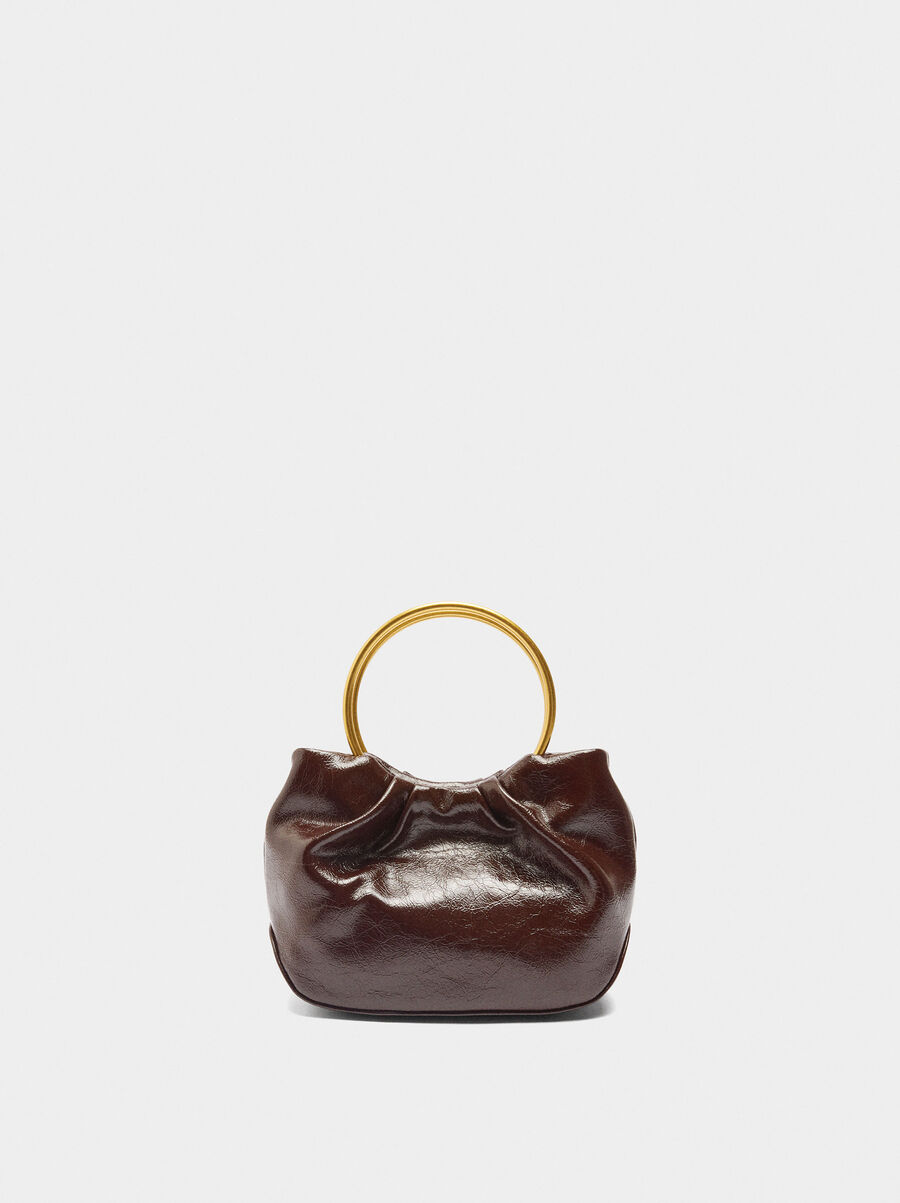 Metallic handbag