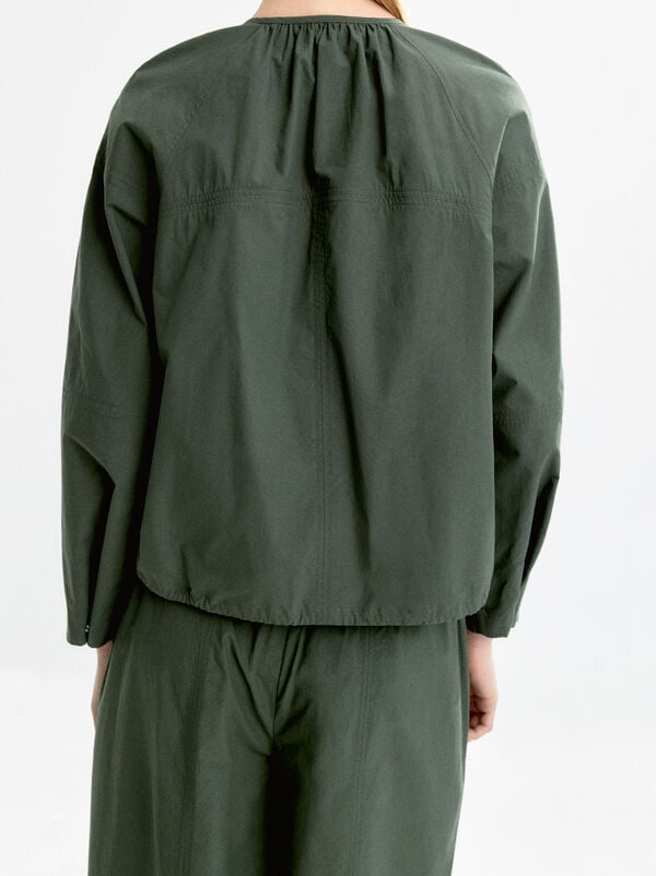 Shirt 100% cotton with ruched