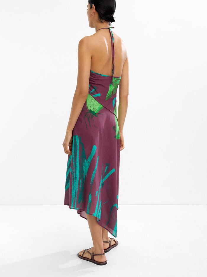 Vestido estampado 100% algodón