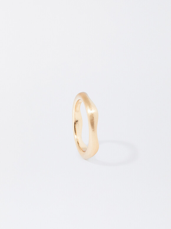 Irregular Golden Ring, Golden, hi-res