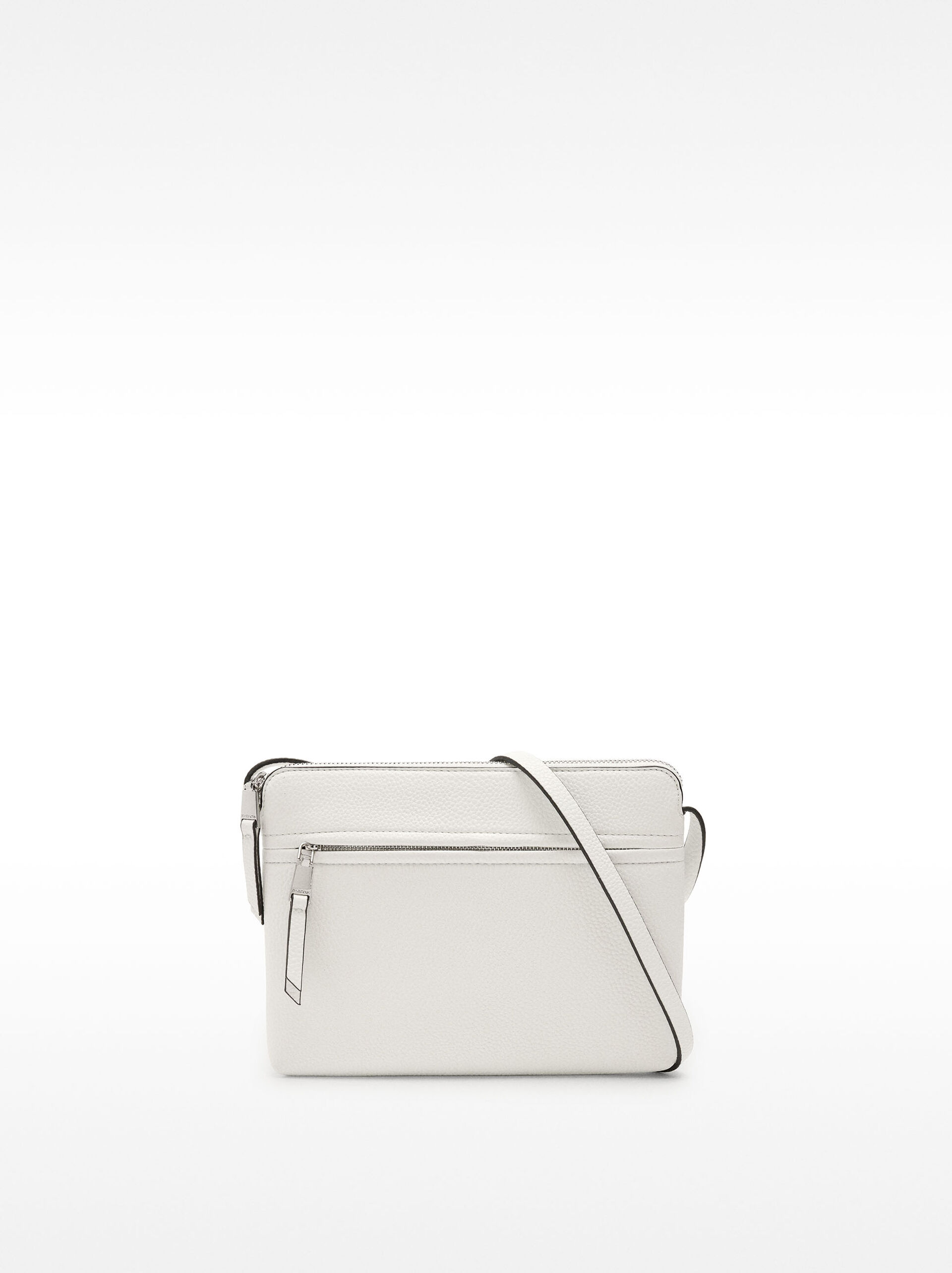 Borsa a tracolla con tasca esterna image number 0.0