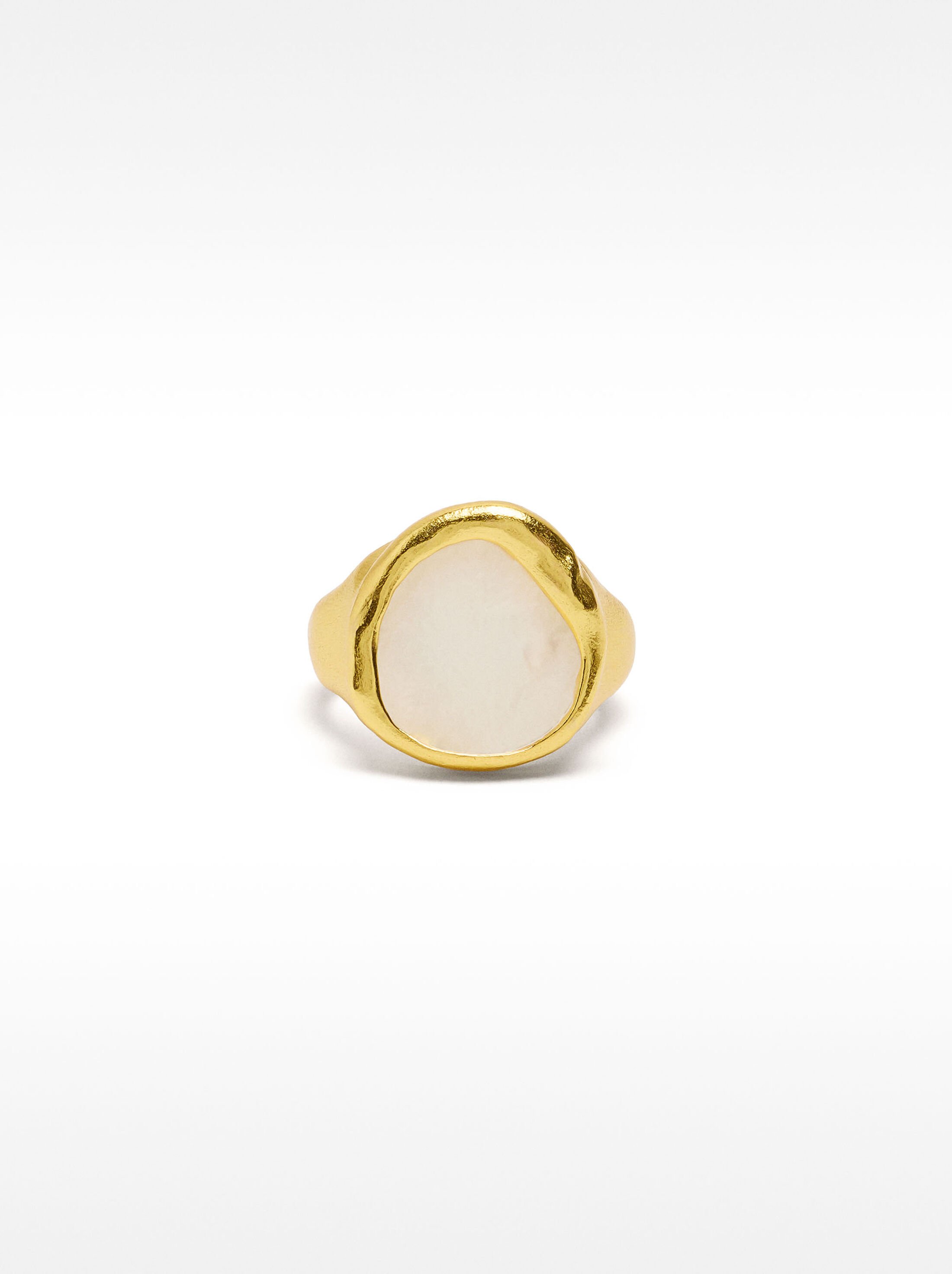 Ring with freshwater pearl - 925 sterling silver image number 2.0