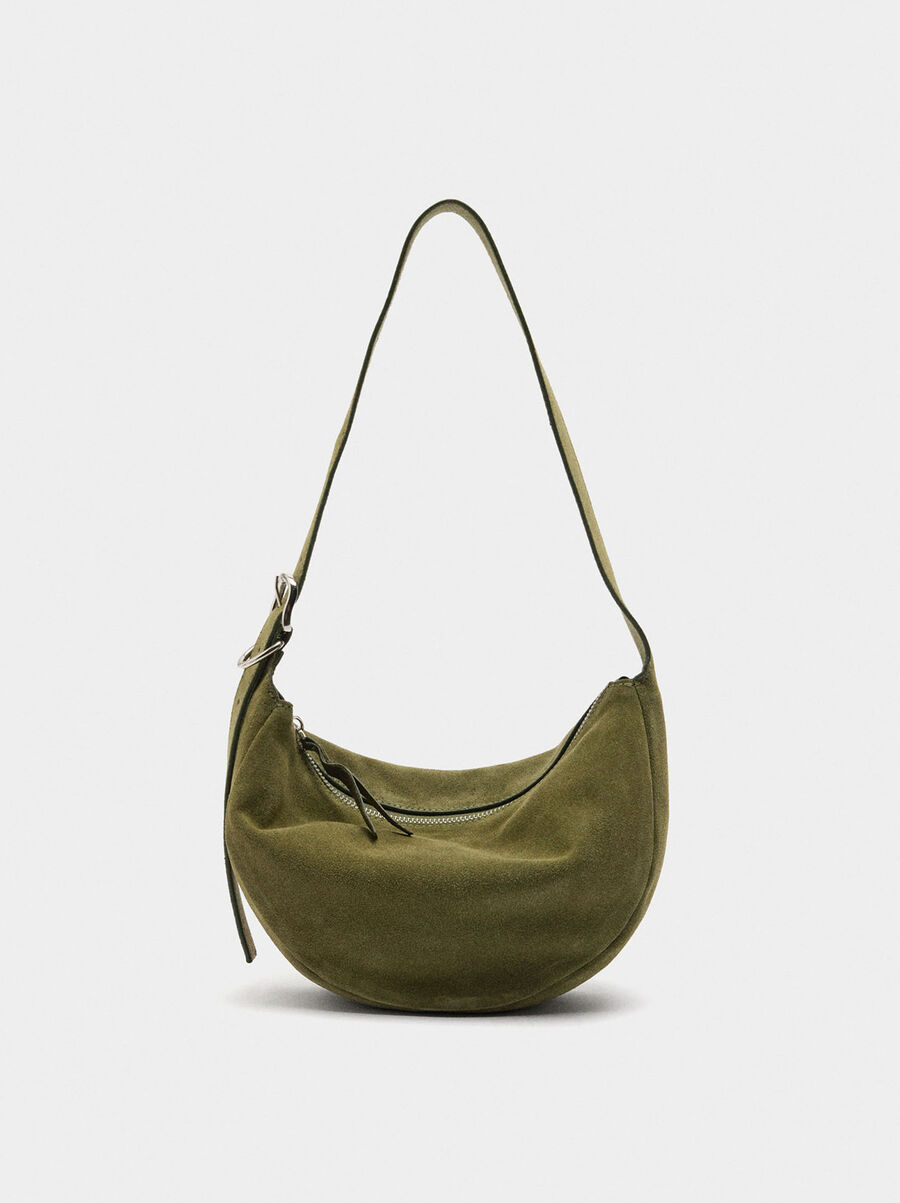 Bolso hobo de piel