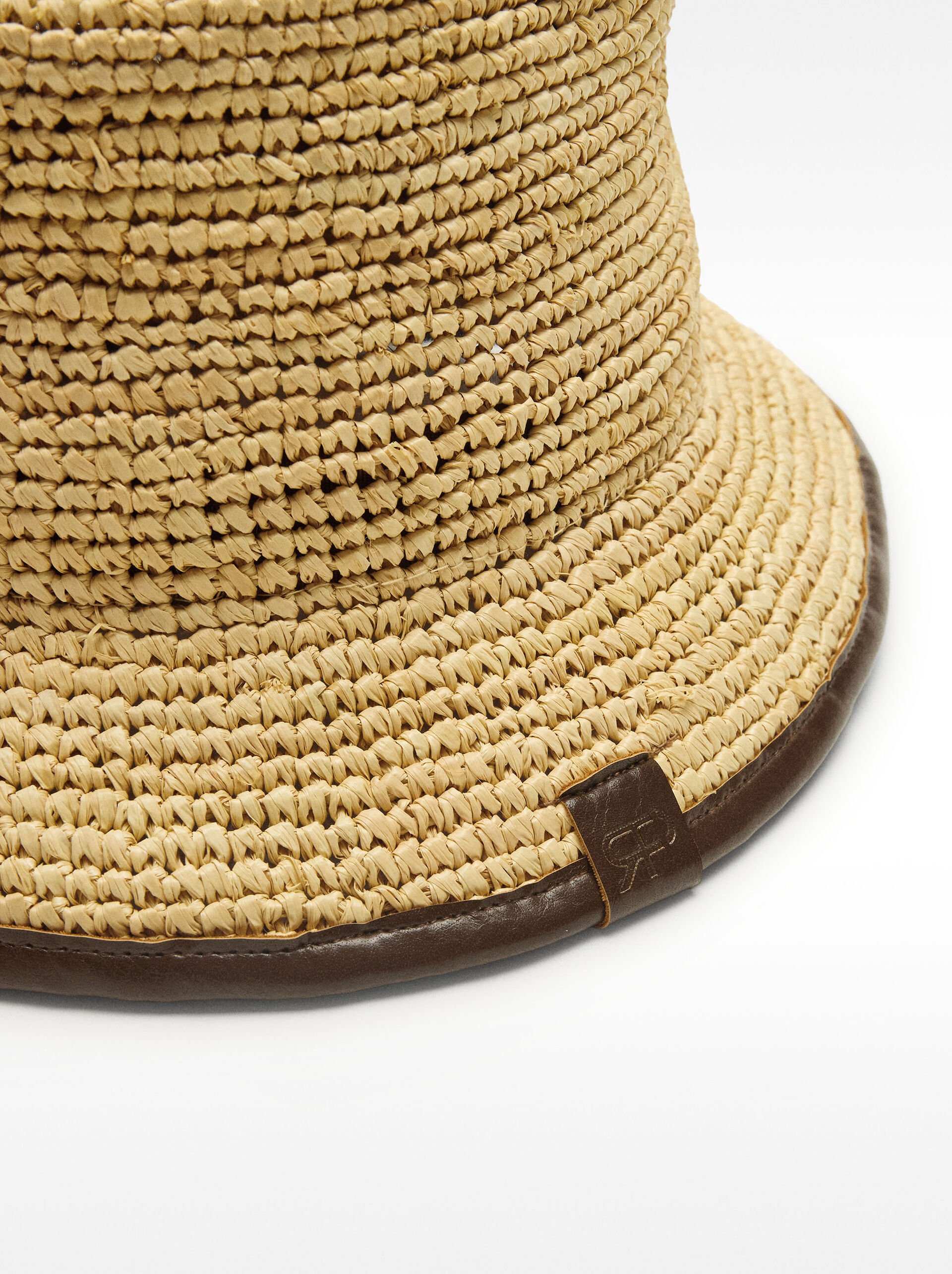 Raffia bucket hat image number 2.0