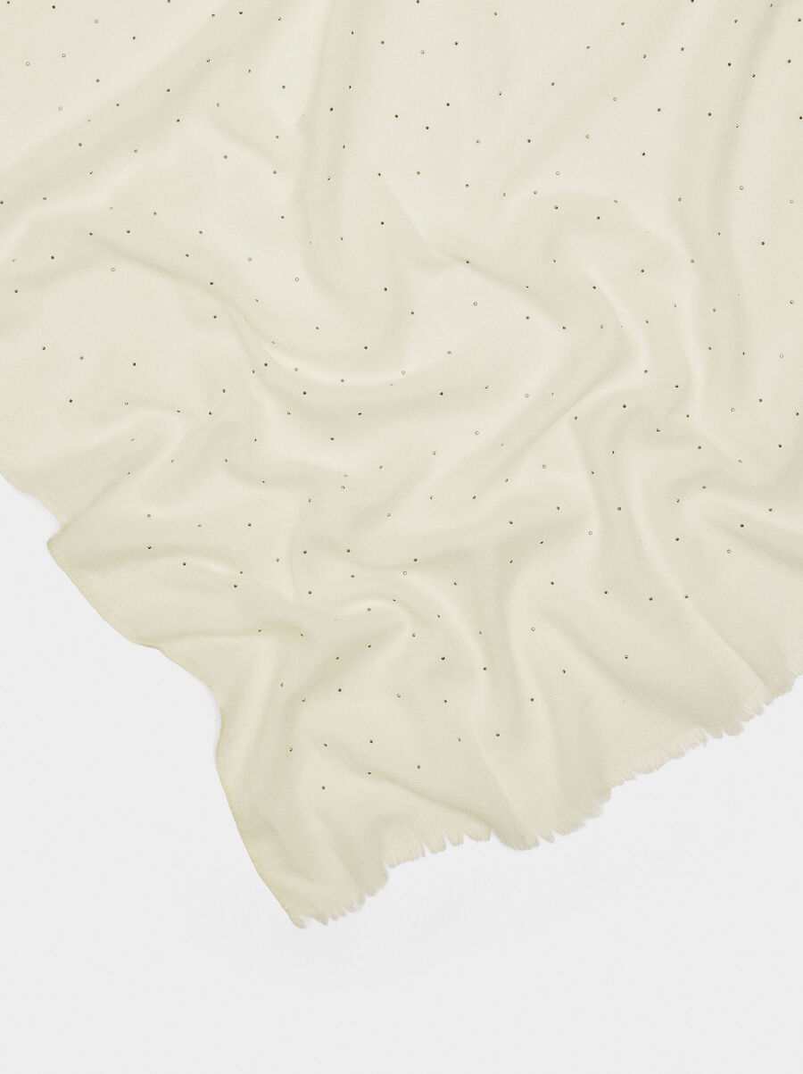 Ceremonial scarf with rhinestones